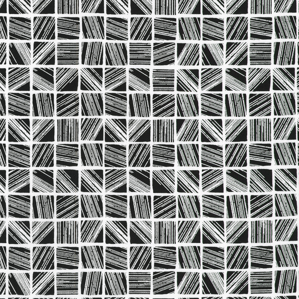 Inkwell by Robert Kaufman Fabrics is a brilliant black and white 