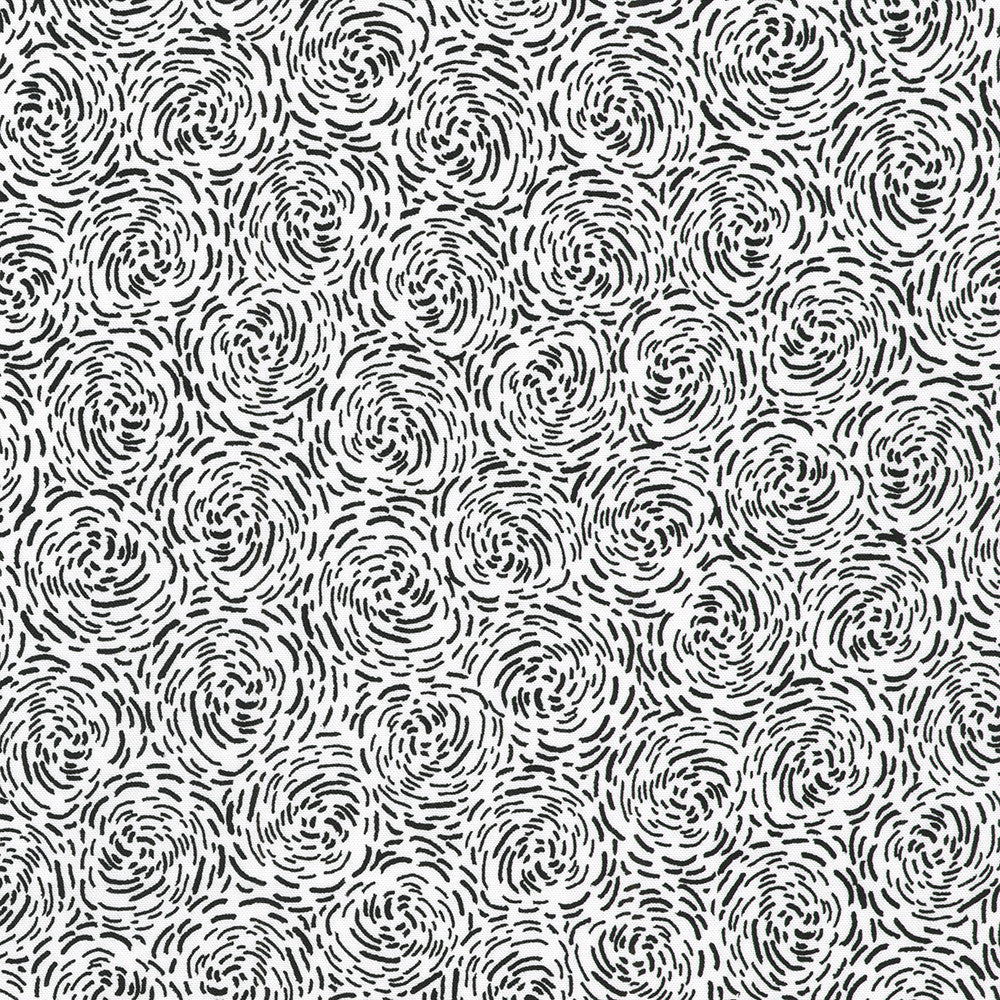 Inkwell by Robert Kaufman Fabrics is a brilliant black and white 