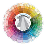 The Quilty™ Color Wheel by Riley Blake Designs helps find harmoni