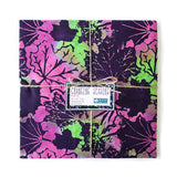 Changing Seasons 10" x 10" Batik Squares Petunia