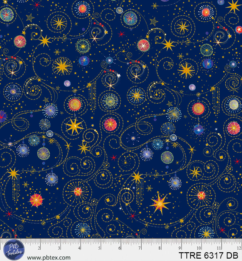Turnowsky Treasures by P&B Textiles is a fresh look on a holiday 