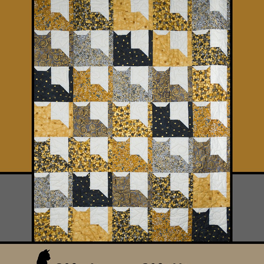 Melissa Milligan has lots of cats - and so does her quilt. It is 