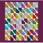 Rachelle Craig’s modern quilt has a bit of traditional, too. Made