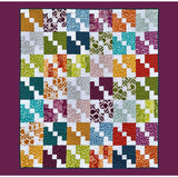 Rachelle Craig’s modern quilt has a bit of traditional, too. Made