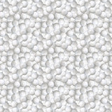 White and gray print showing golf balls.