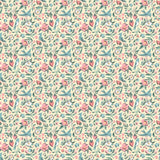 Granny's Sewing Room GS25901 Bluebirds & Berries Yellow