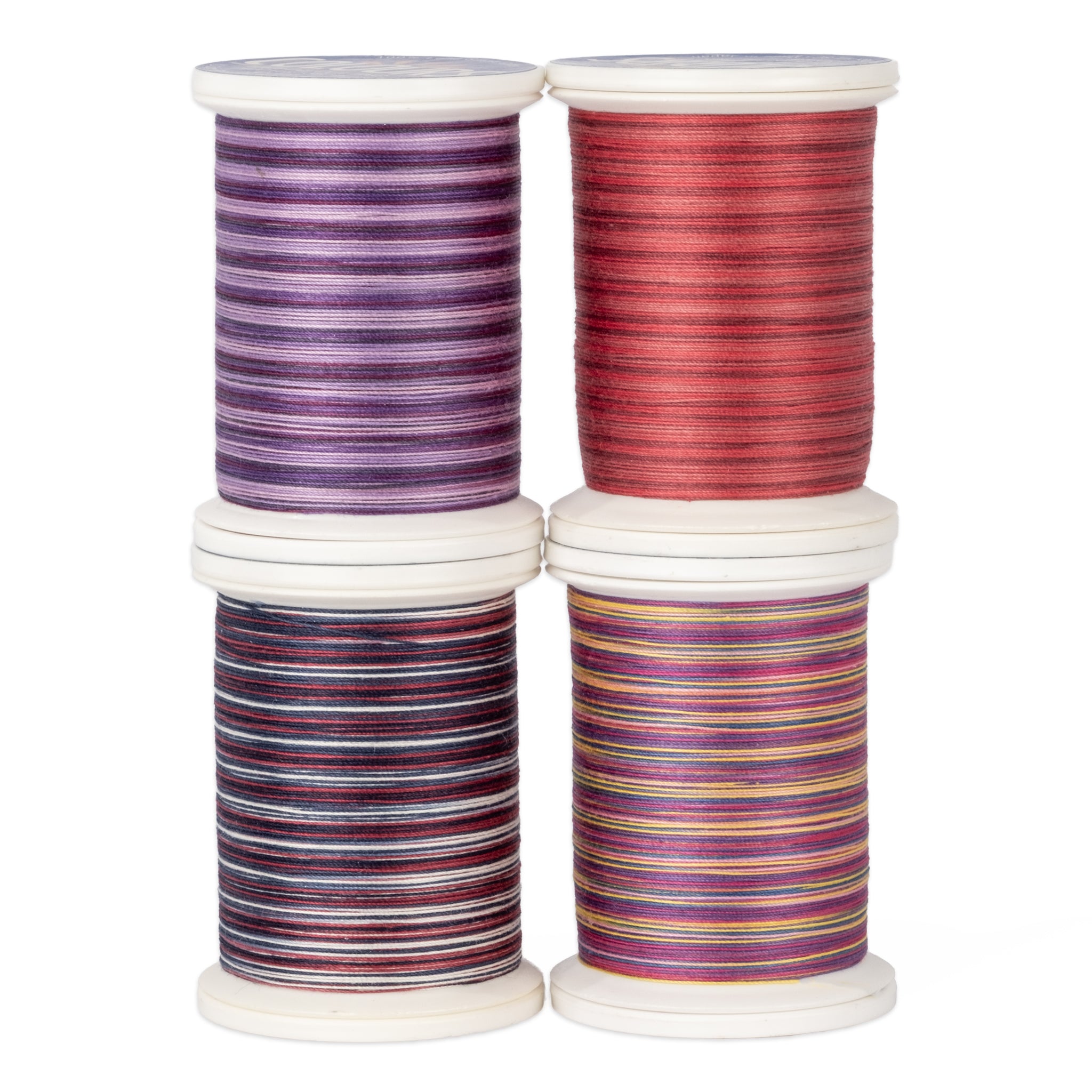 four spools of colours cotton thread
