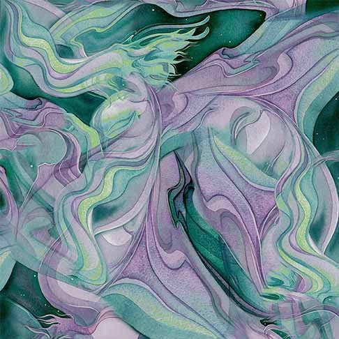 Michael Miller designer Jody Bergsma began painting as a child an