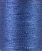 Solid Blue Basil cotton quilting thread, 30 wt. 3-ply