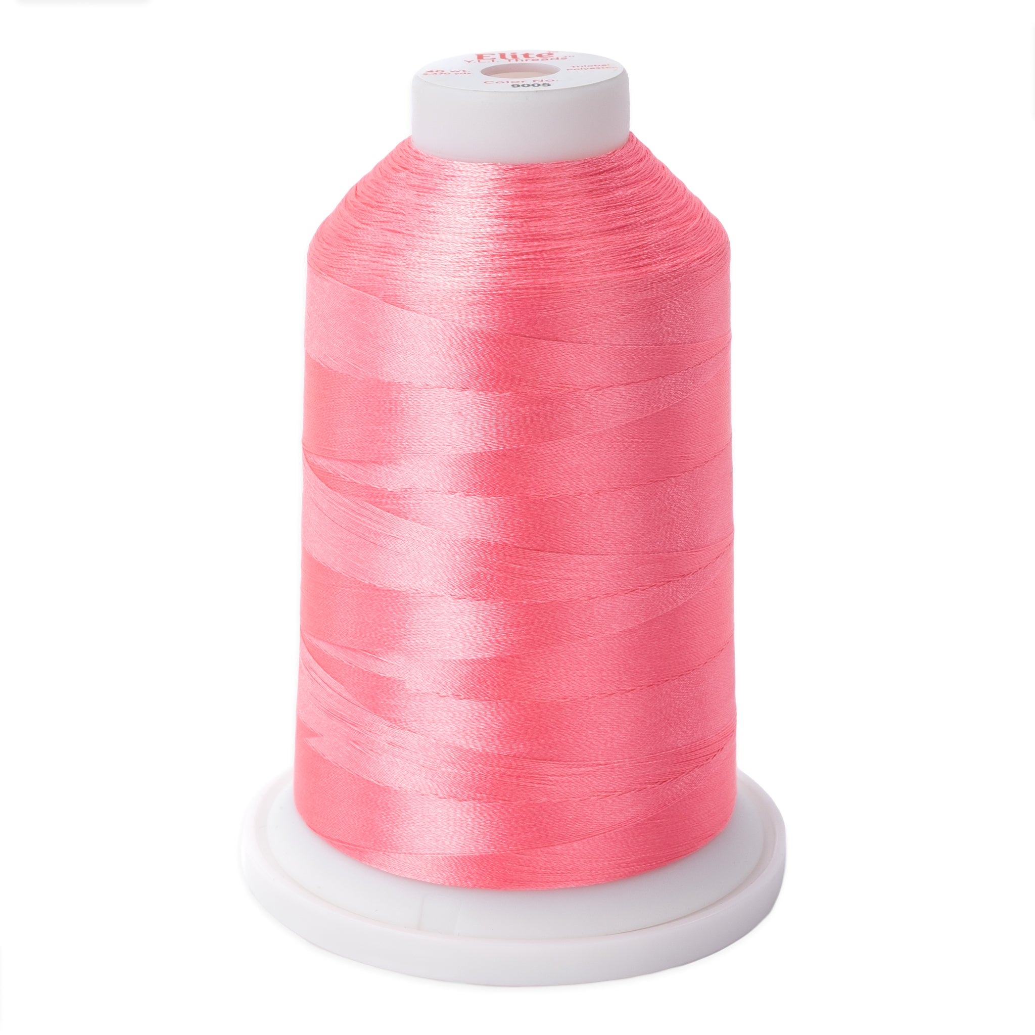 elite 40 wt. trilobal polyester embroidery and quilting thread #9005 cone