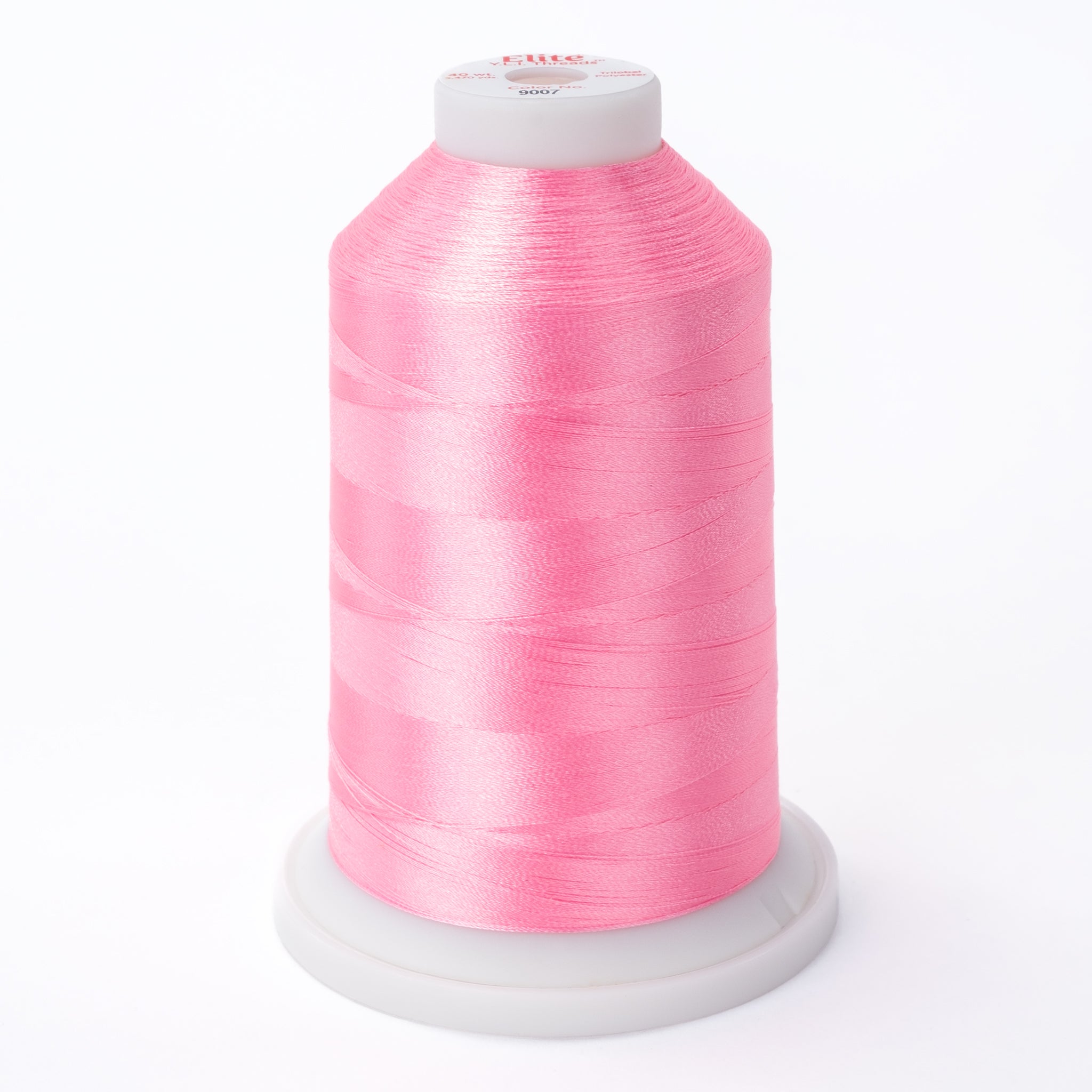 elite 40 wt. trilobal polyester embroidery and quilting thread #9007 cone