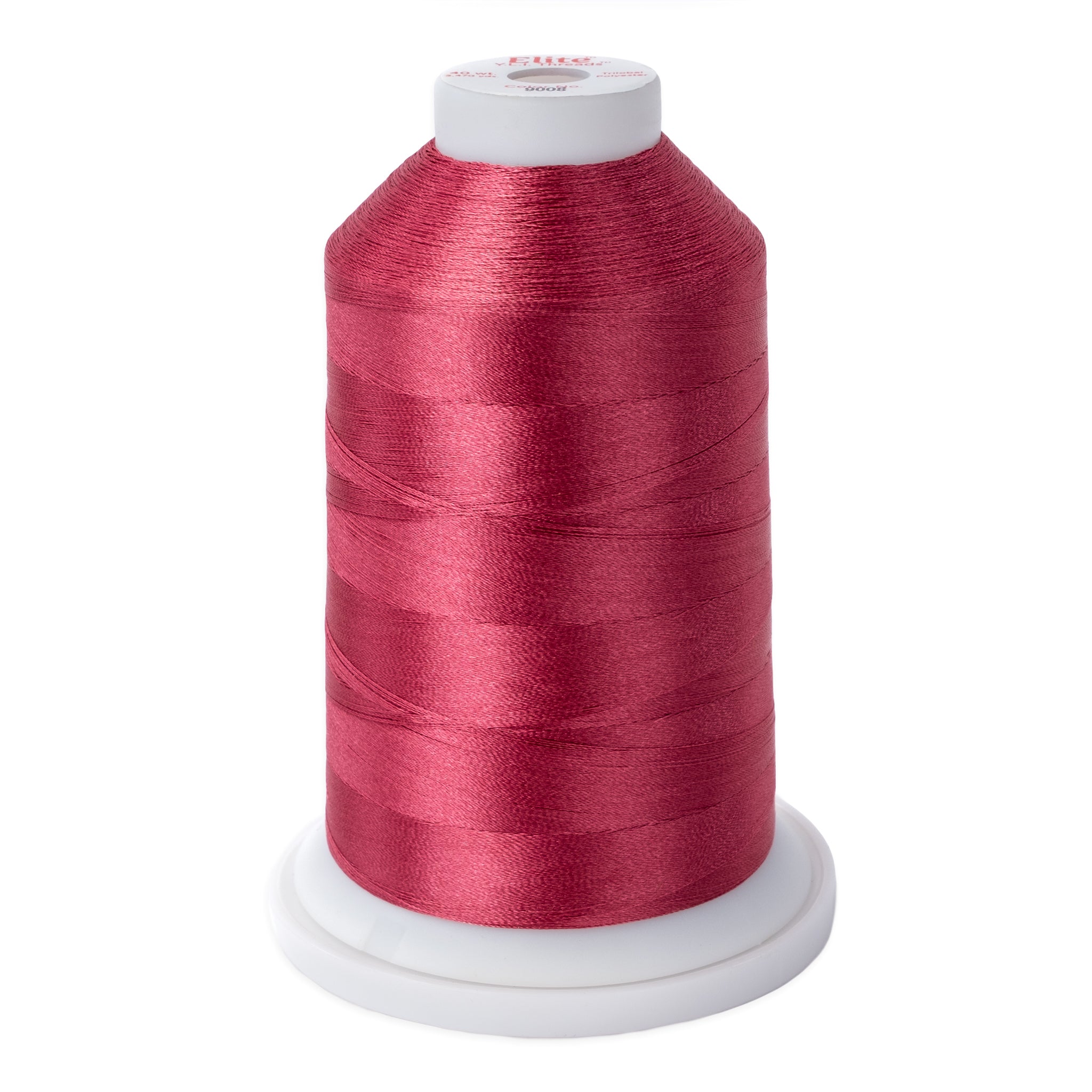 elite 40 wt. trilobal polyester embroidery and quilting thread #9008 cone