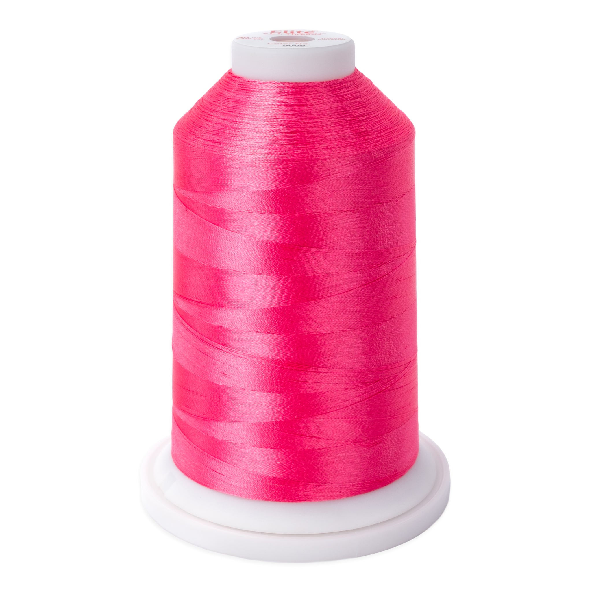 elite 40 wt. trilobal polyester embroidery and quilting thread #9009 cone