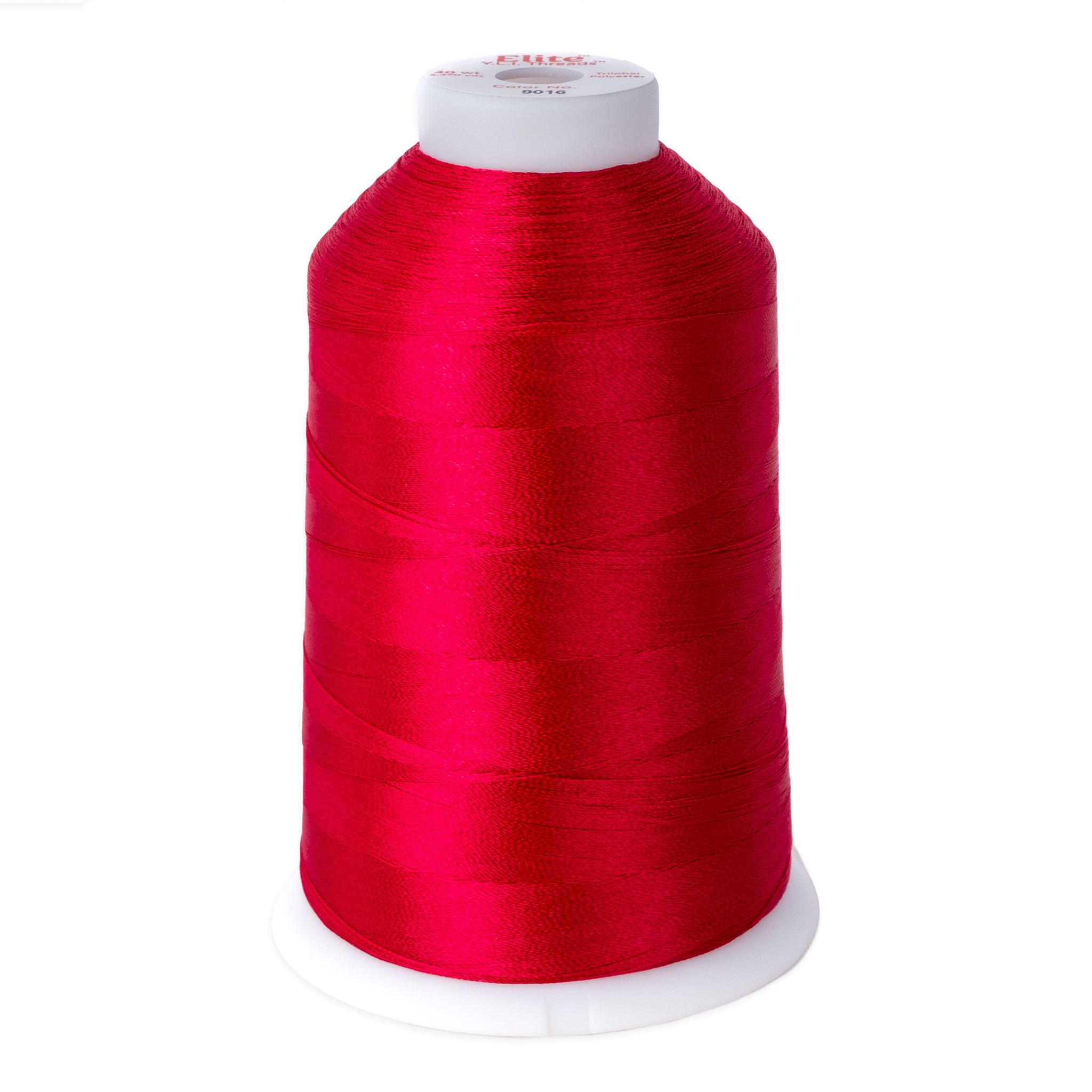 elite 40 wt. trilobal polyester embroidery and quilting thread #9016 cone