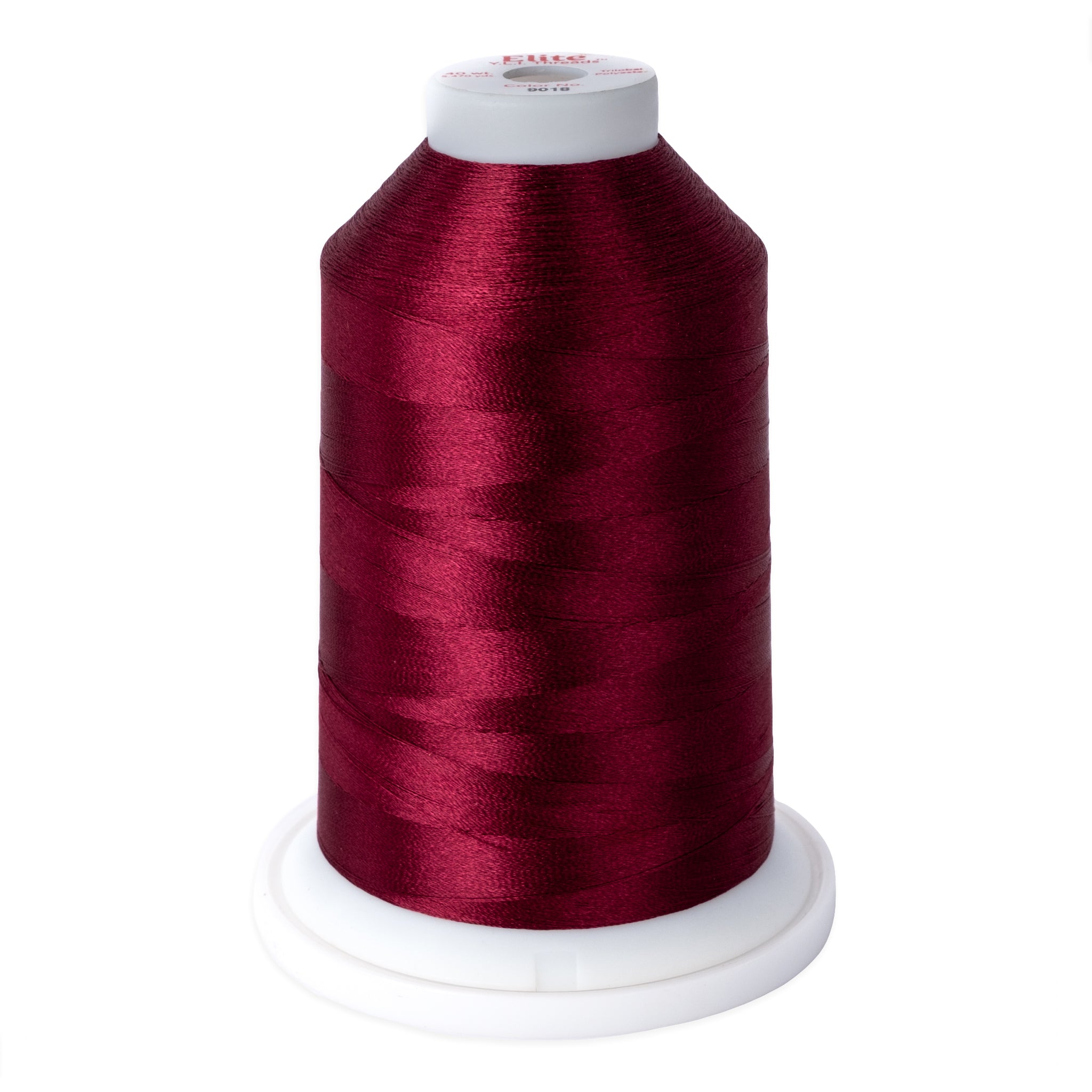 elite 40 wt. trilobal polyester embroidery and quilting thread #9018 cone