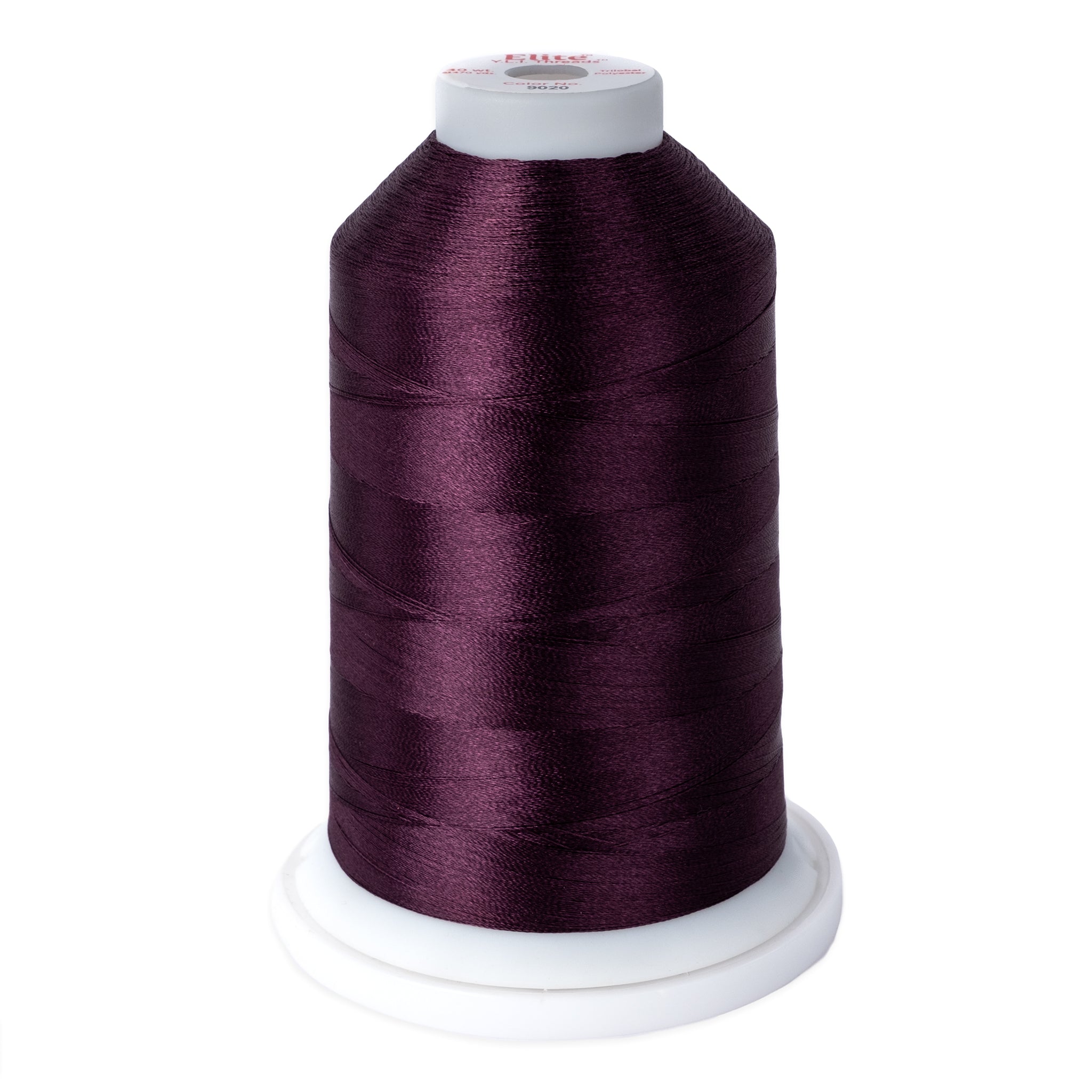elite 40 wt. trilobal polyester embroidery and quilting thread #9020 cone