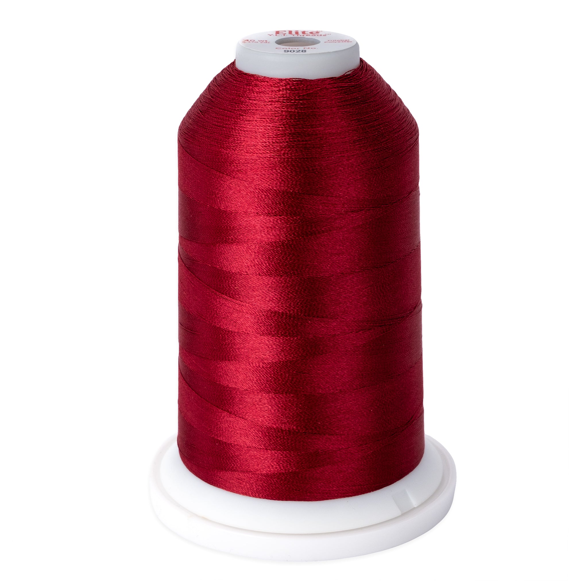 elite 40 wt. trilobal polyester embroidery and quilting thread #9028 cone