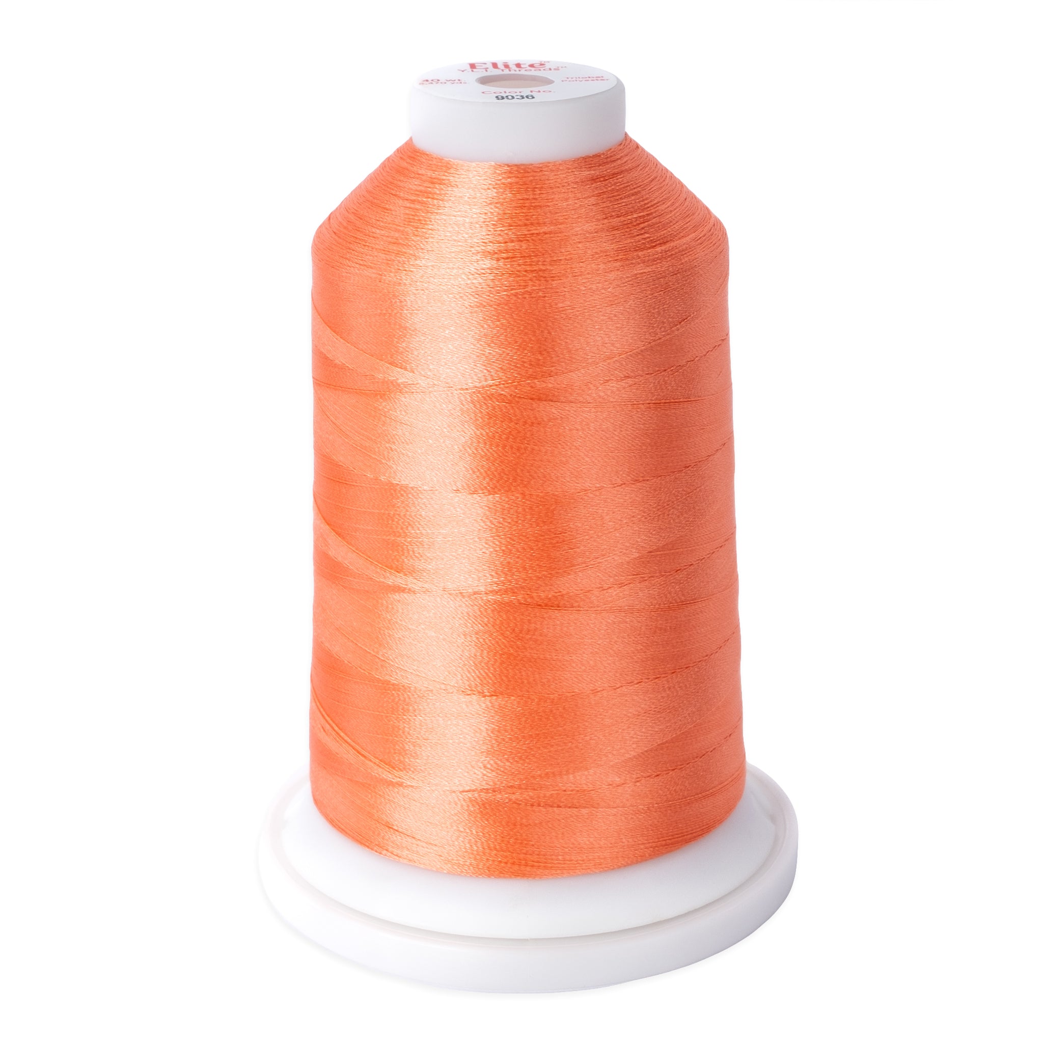 elite 40 wt. trilobal polyester embroidery and quilting thread #9036 cone