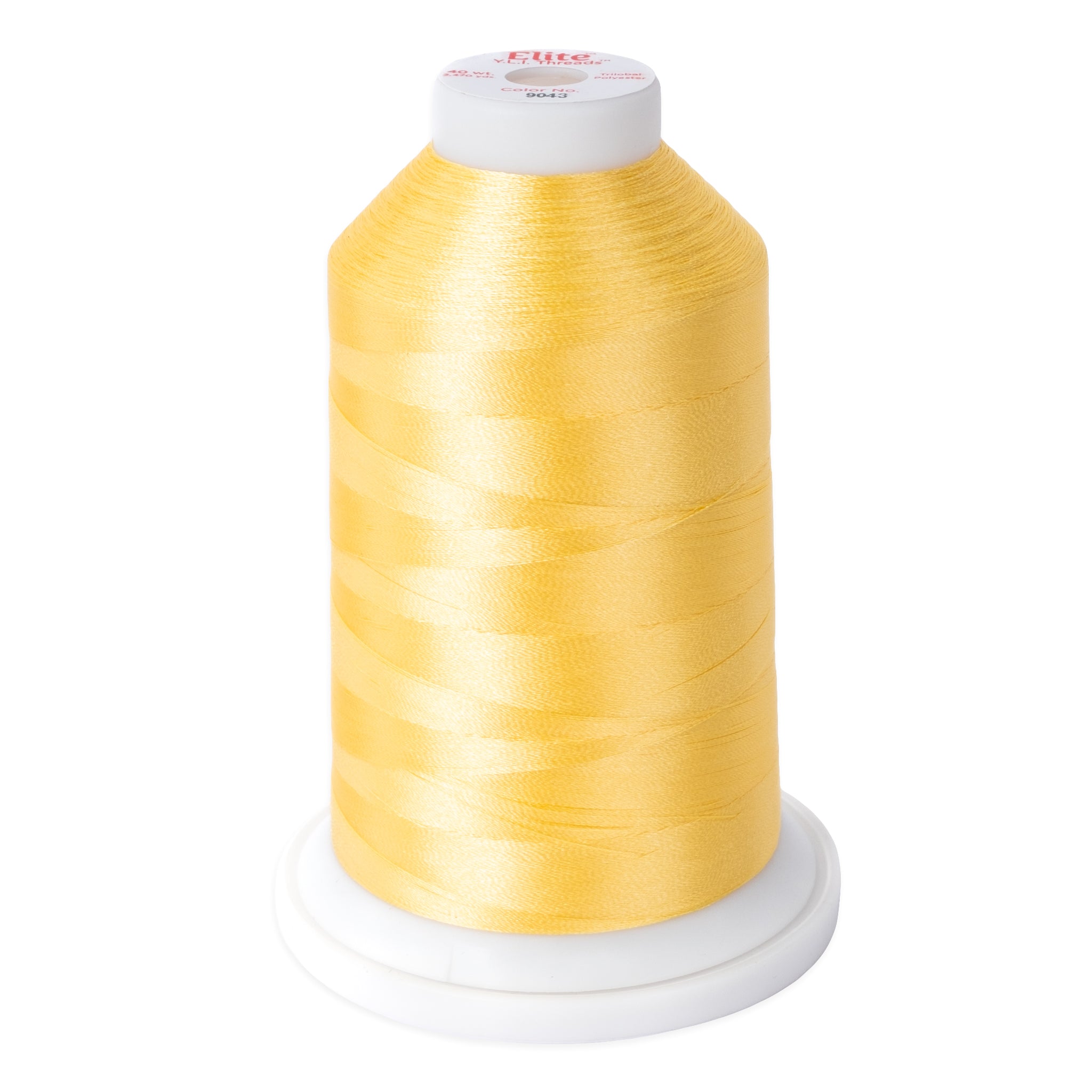 elite 40 wt. trilobal polyester embroidery and quilting thread #9043 cone