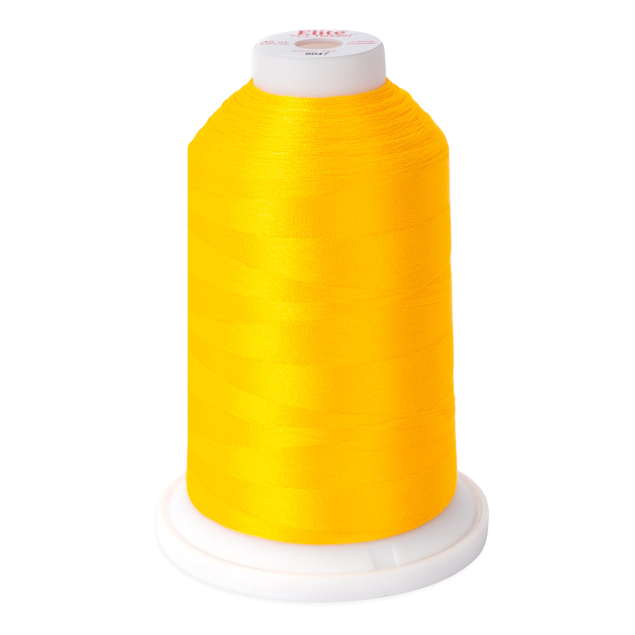 elite 40 wt. trilobal polyester embroidery and quilting thread #9047 mini cone