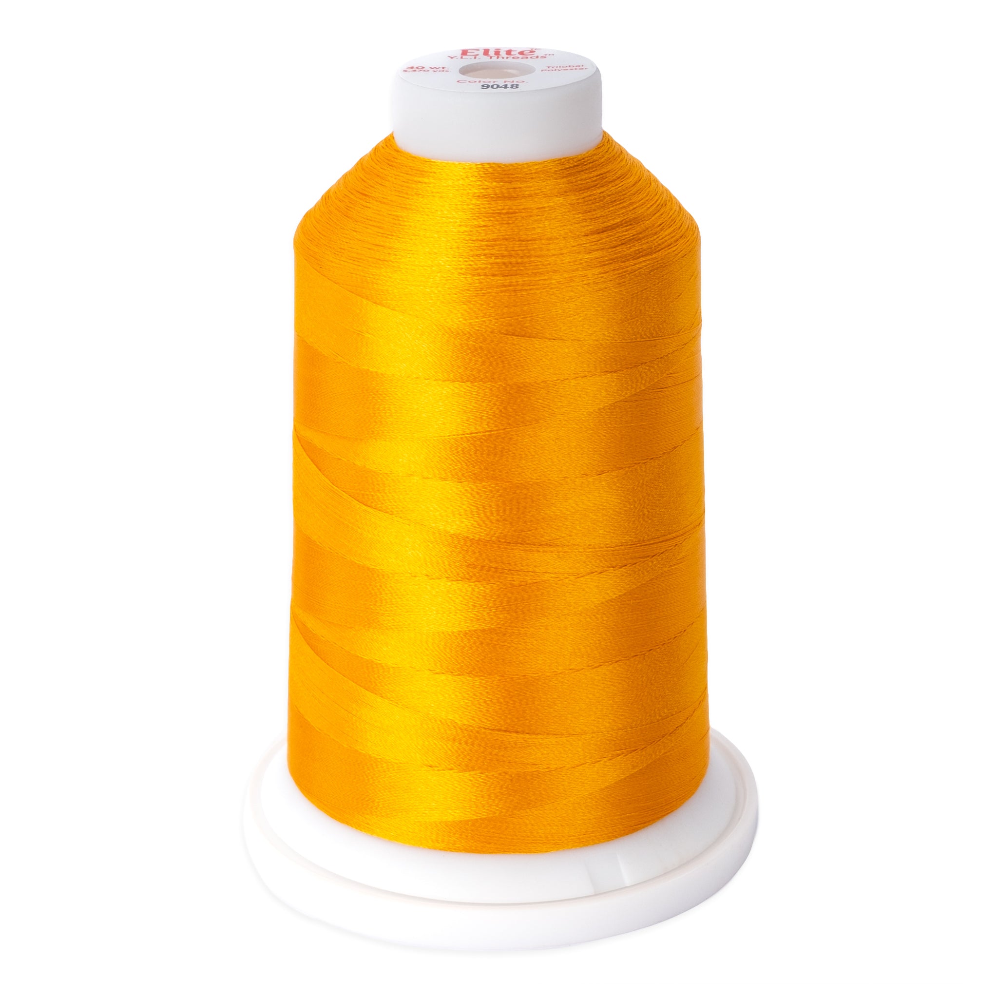 elite 40 wt. trilobal polyester embroidery and quilting thread #9048 cone