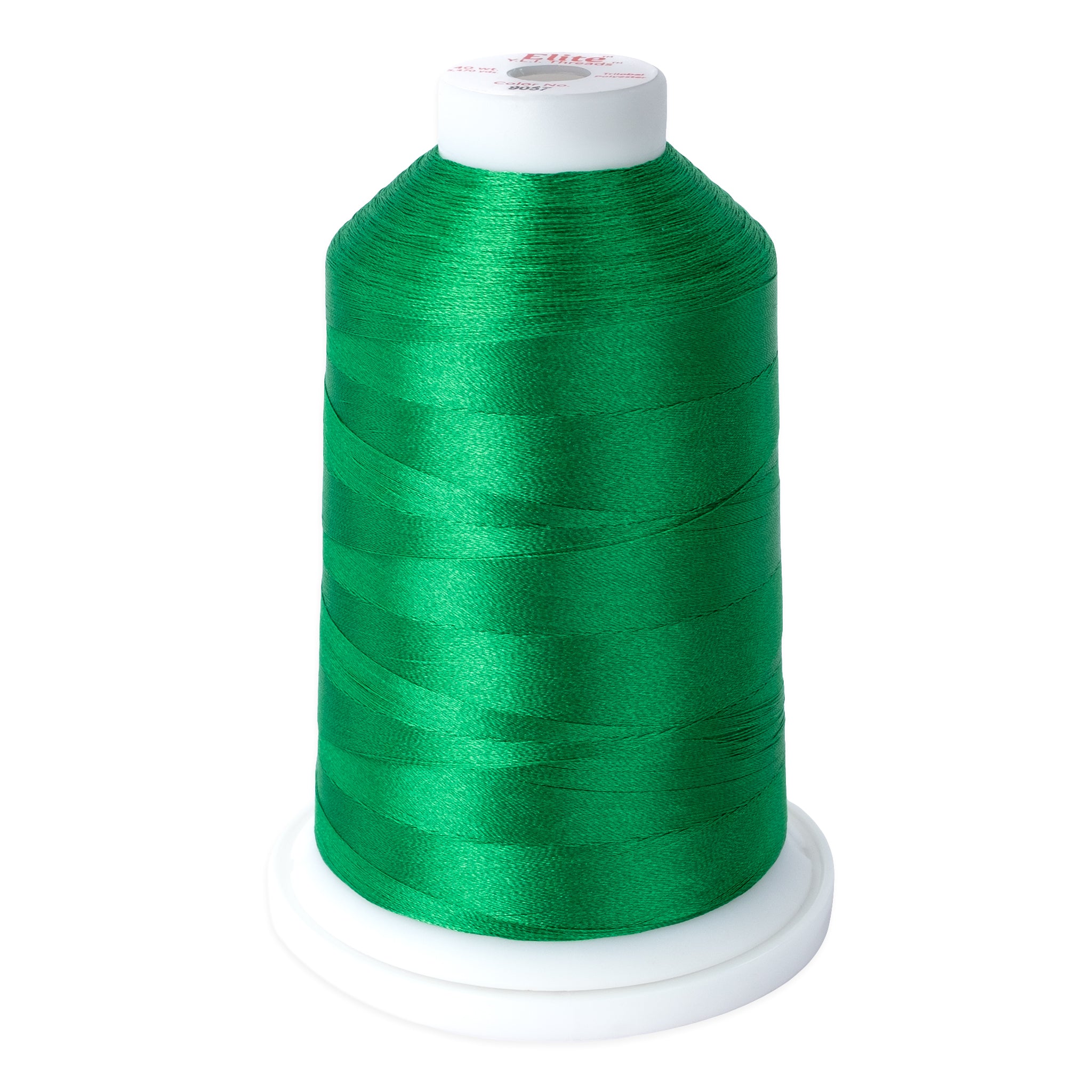 elite 40 wt. trilobal polyester embroidery and quilting thread #9057 cone