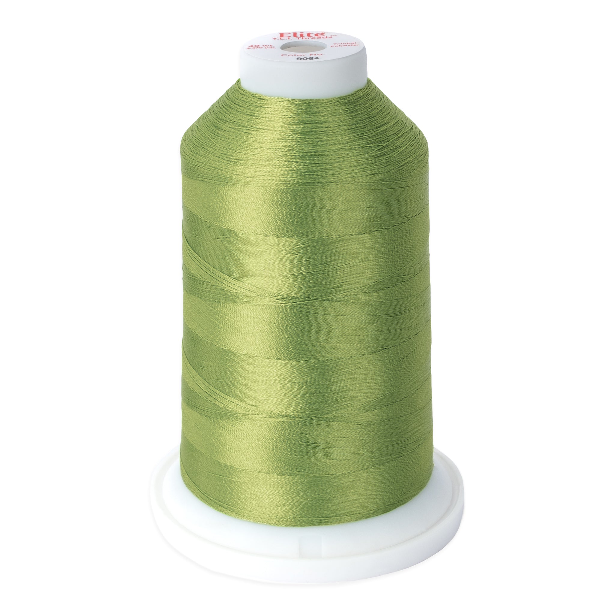 elite 40 wt. trilobal polyester embroidery and quilting thread #9064 cone