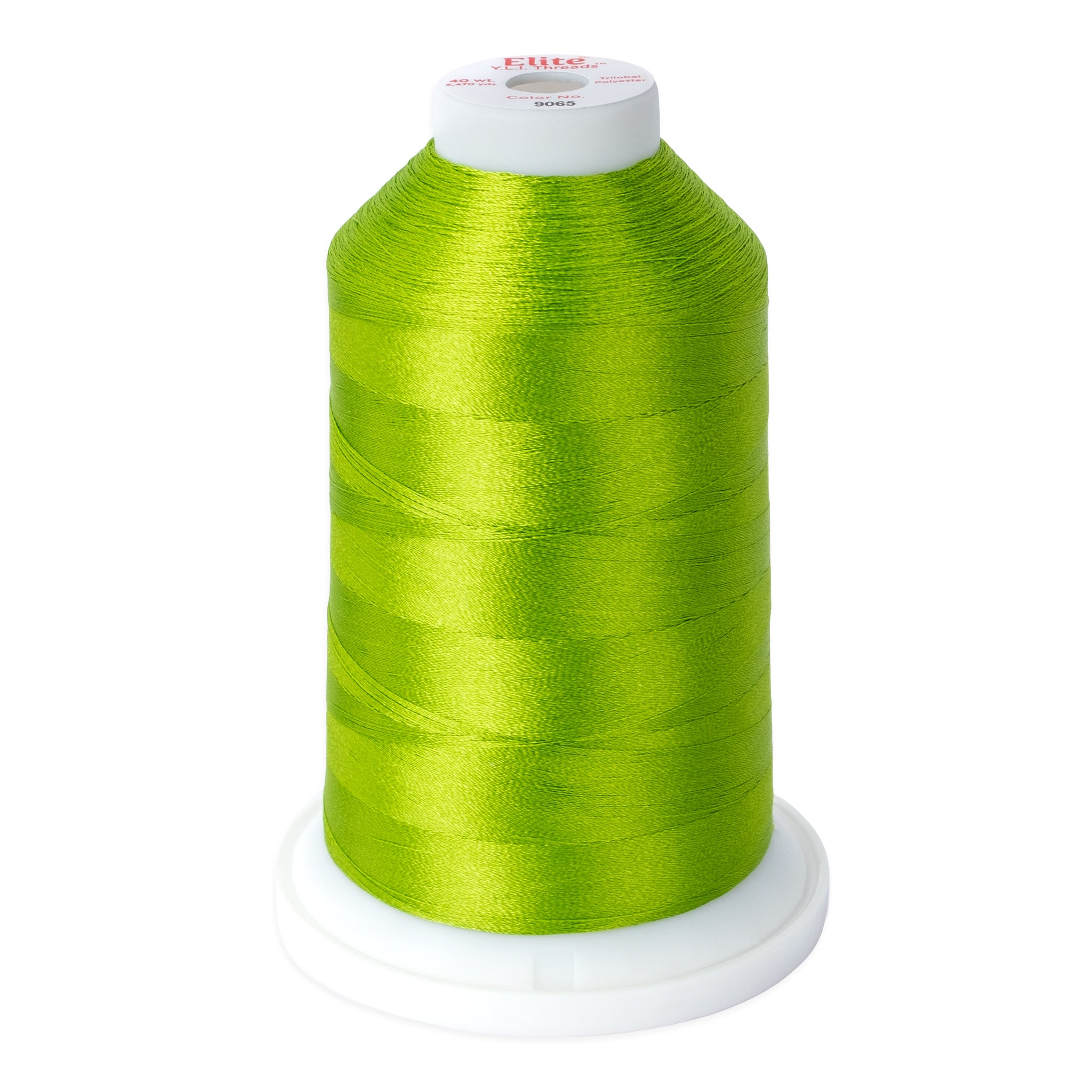 elite 40 wt. trilobal polyester embroidery and quilting thread #9065 cone