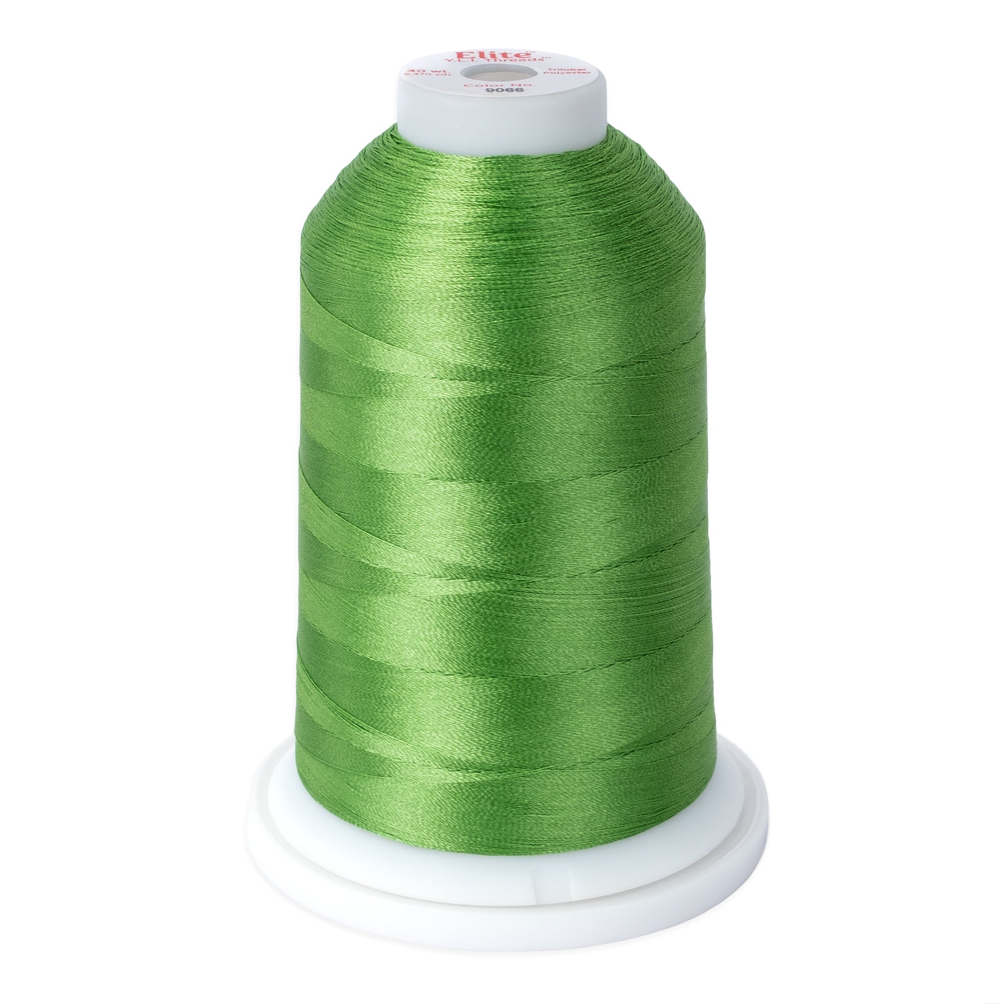 elite 40 wt. trilobal polyester embroidery and quilting thread #9066 cone