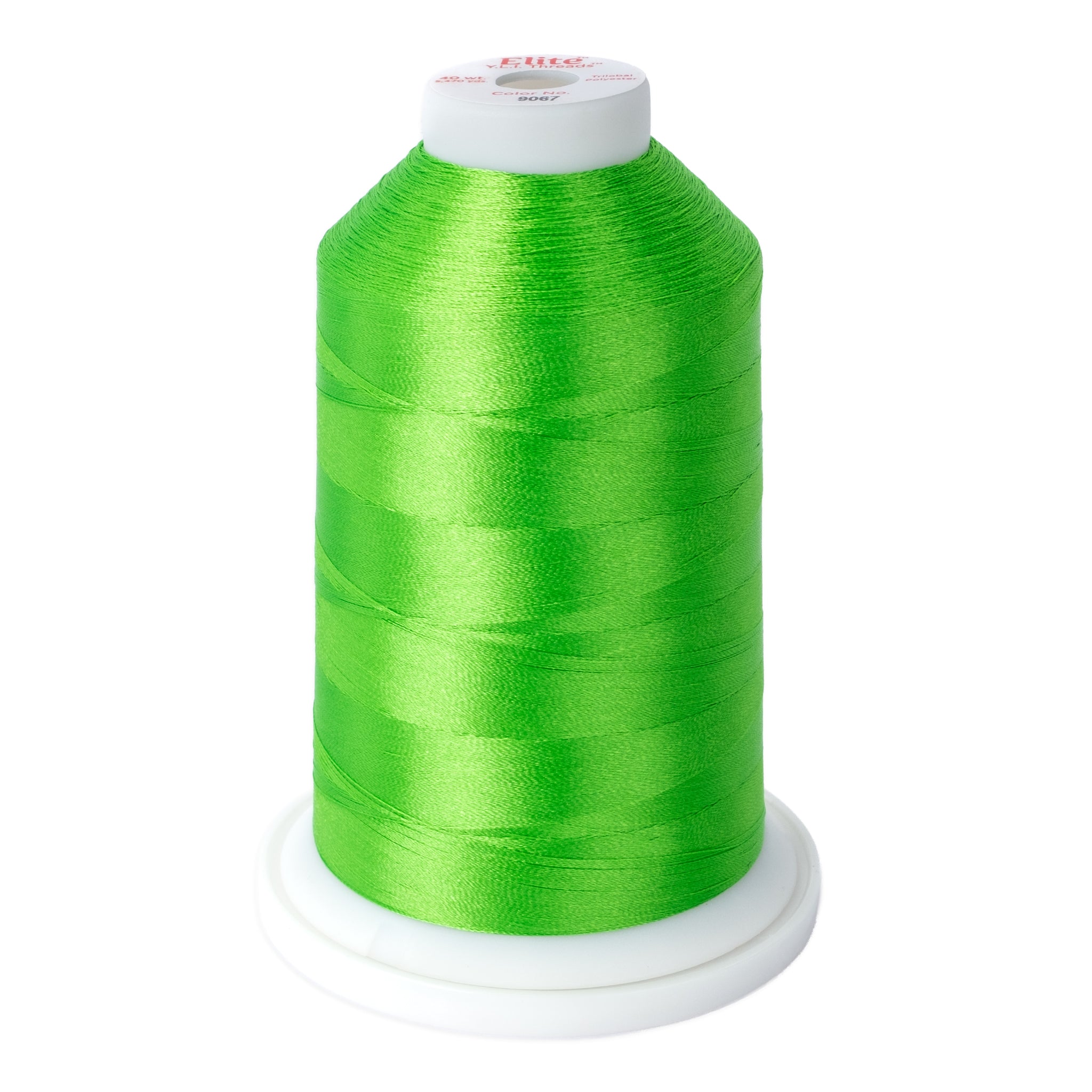 elite 40 wt. trilobal polyester embroidery and quilting thread #9067 cone