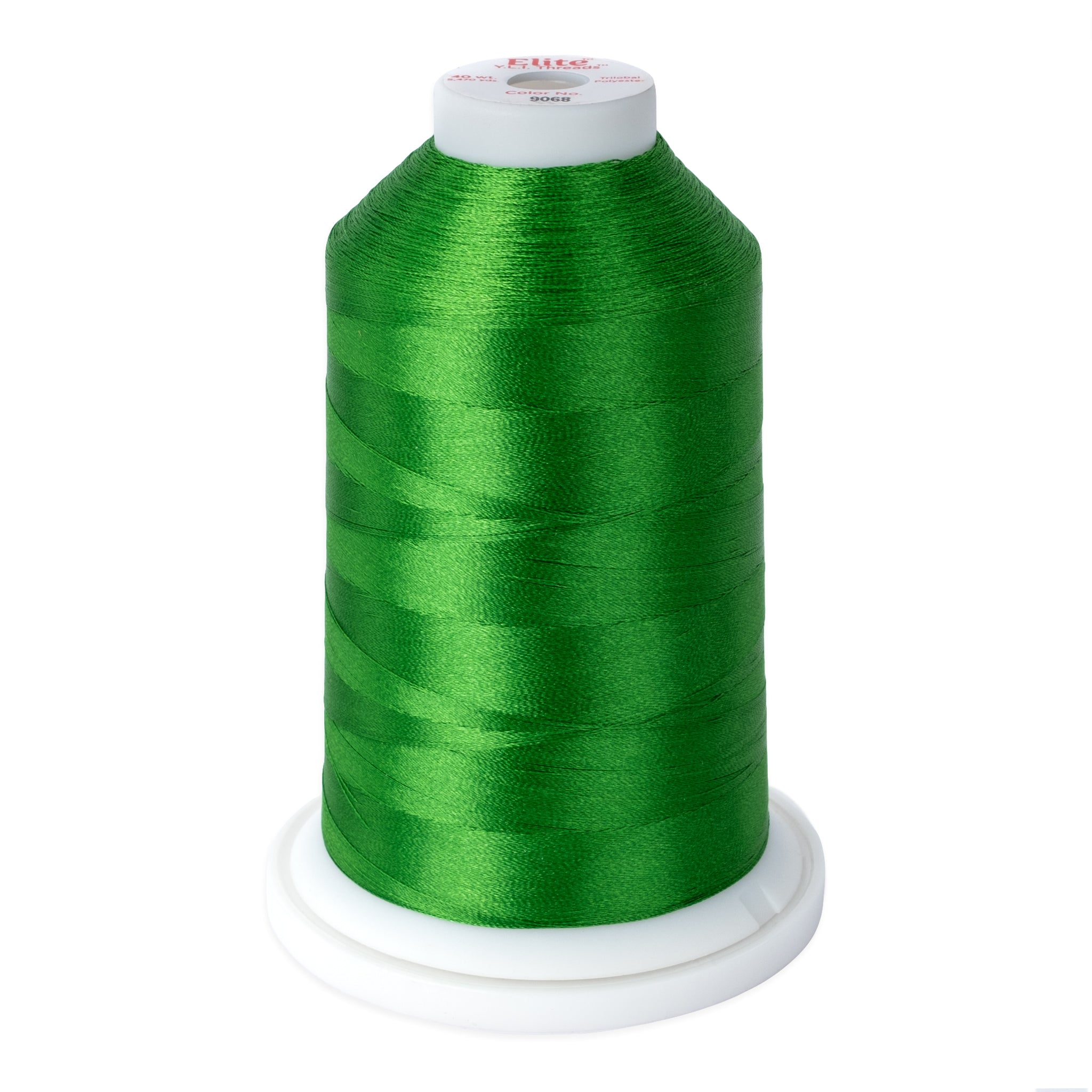 elite 40 wt. trilobal polyester embroidery and quilting thread #9068 cone