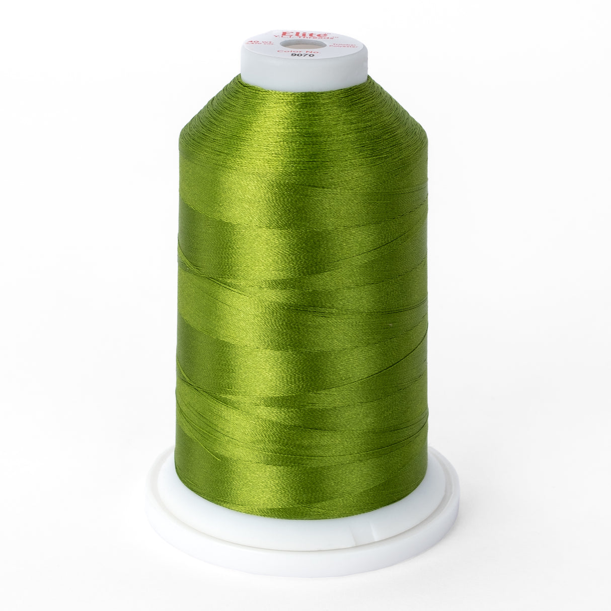 elite 40 wt. trilobal polyester embroidery and quilting thread #9070 cone