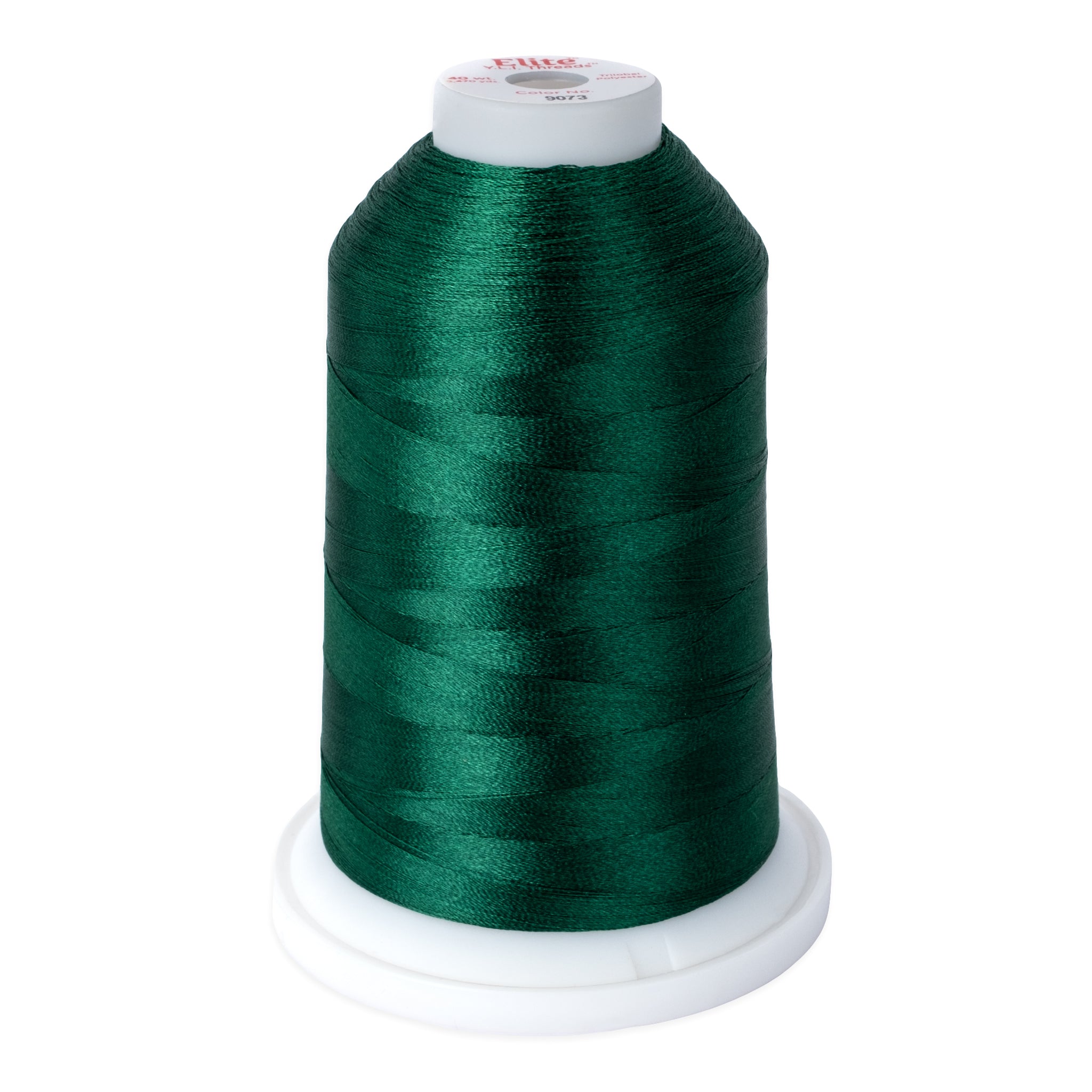 elite 40 wt. trilobal polyester embroidery and quilting thread #9073 cone