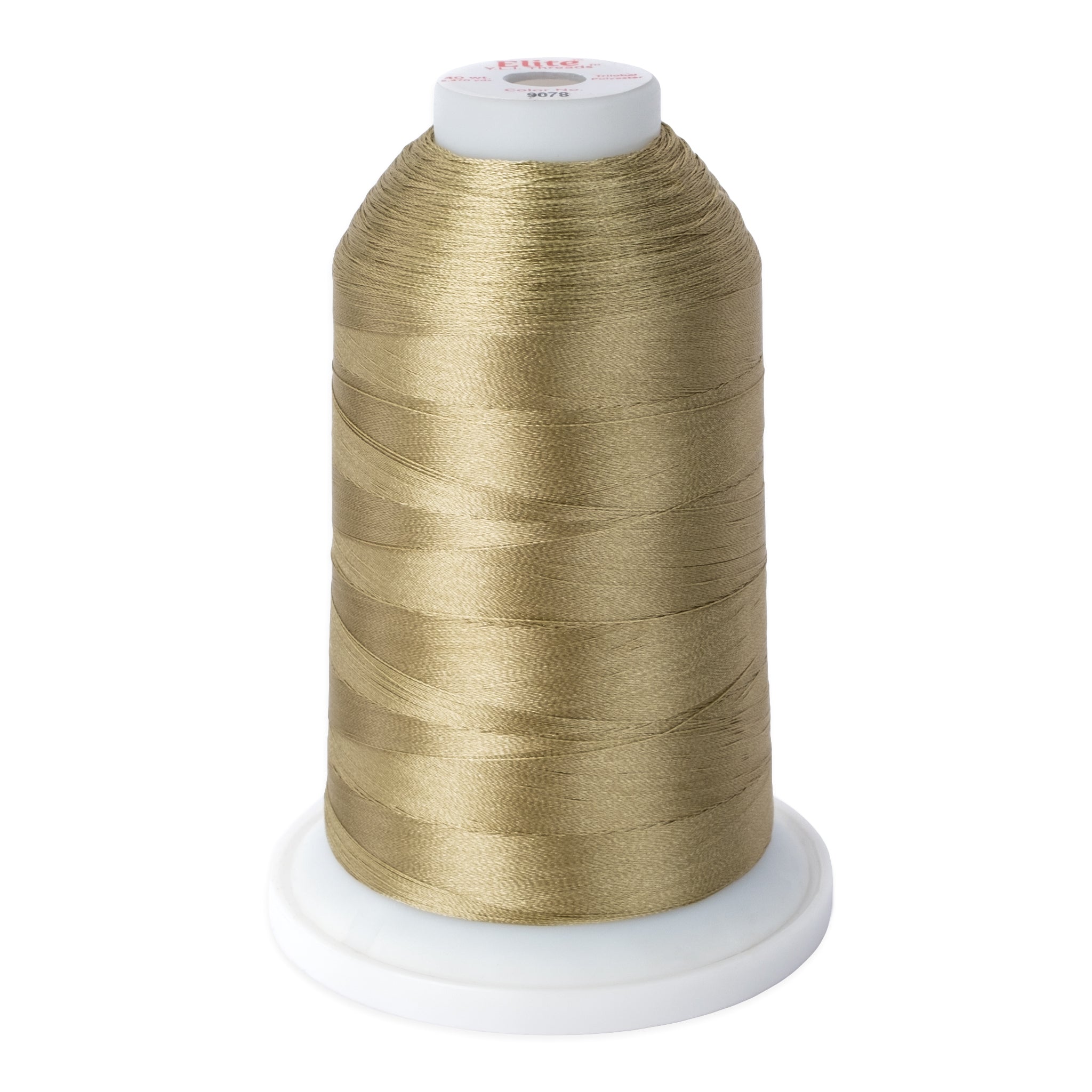 elite 40 wt. trilobal polyester embroidery and quilting thread #9078 cone