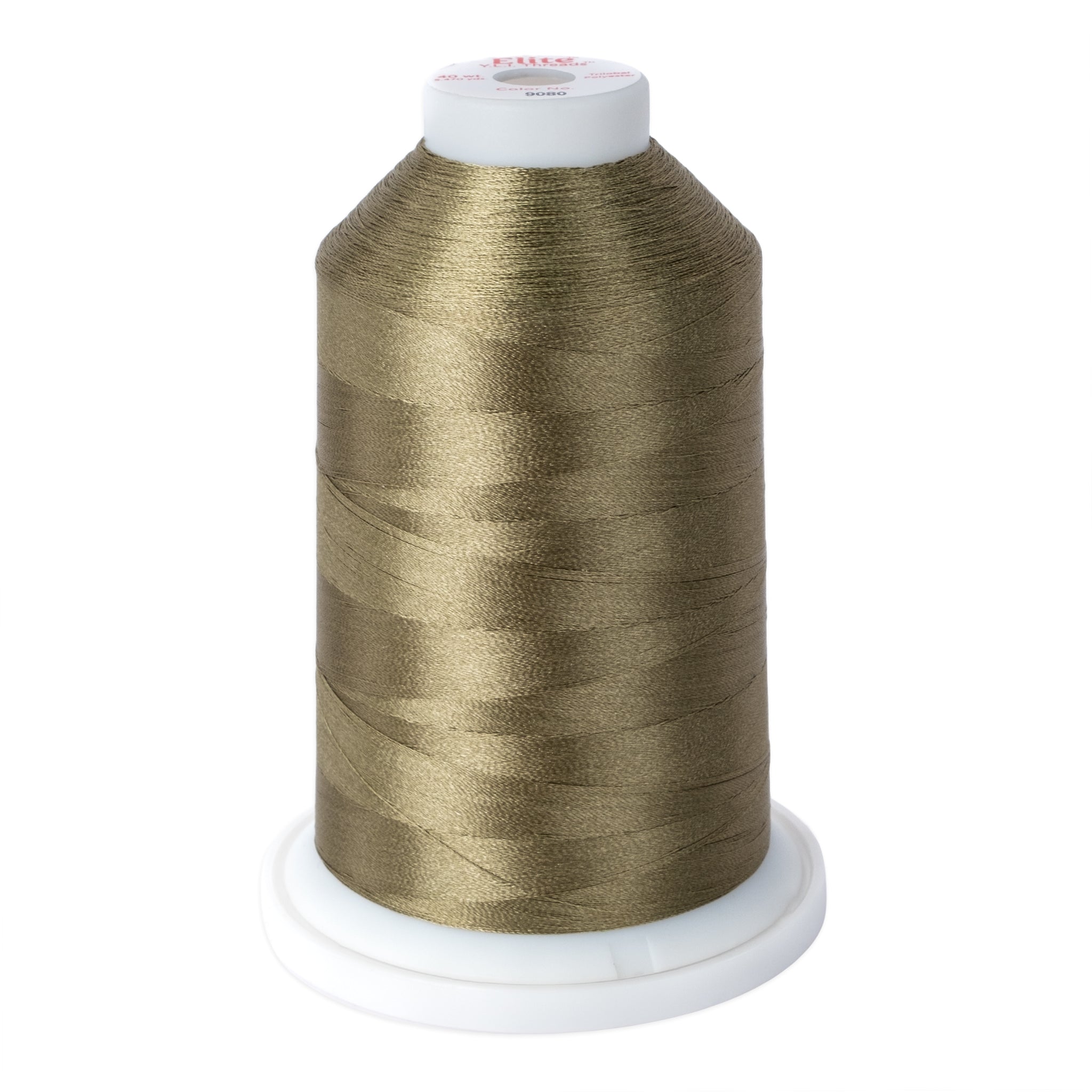 elite 40 wt. trilobal polyester embroidery and quilting thread #9080 cone