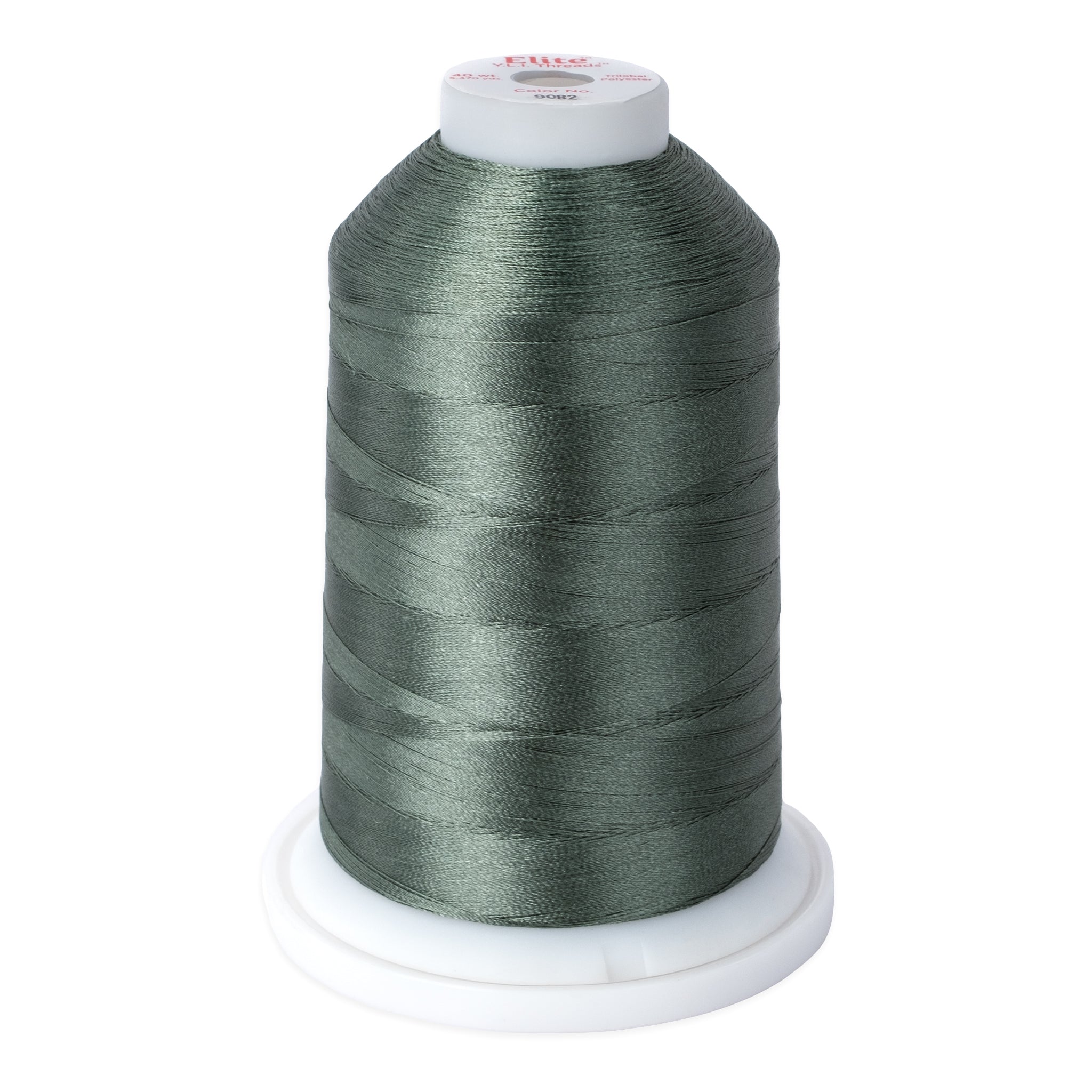 elite 40 wt. trilobal polyester embroidery and quilting thread #9082 cone