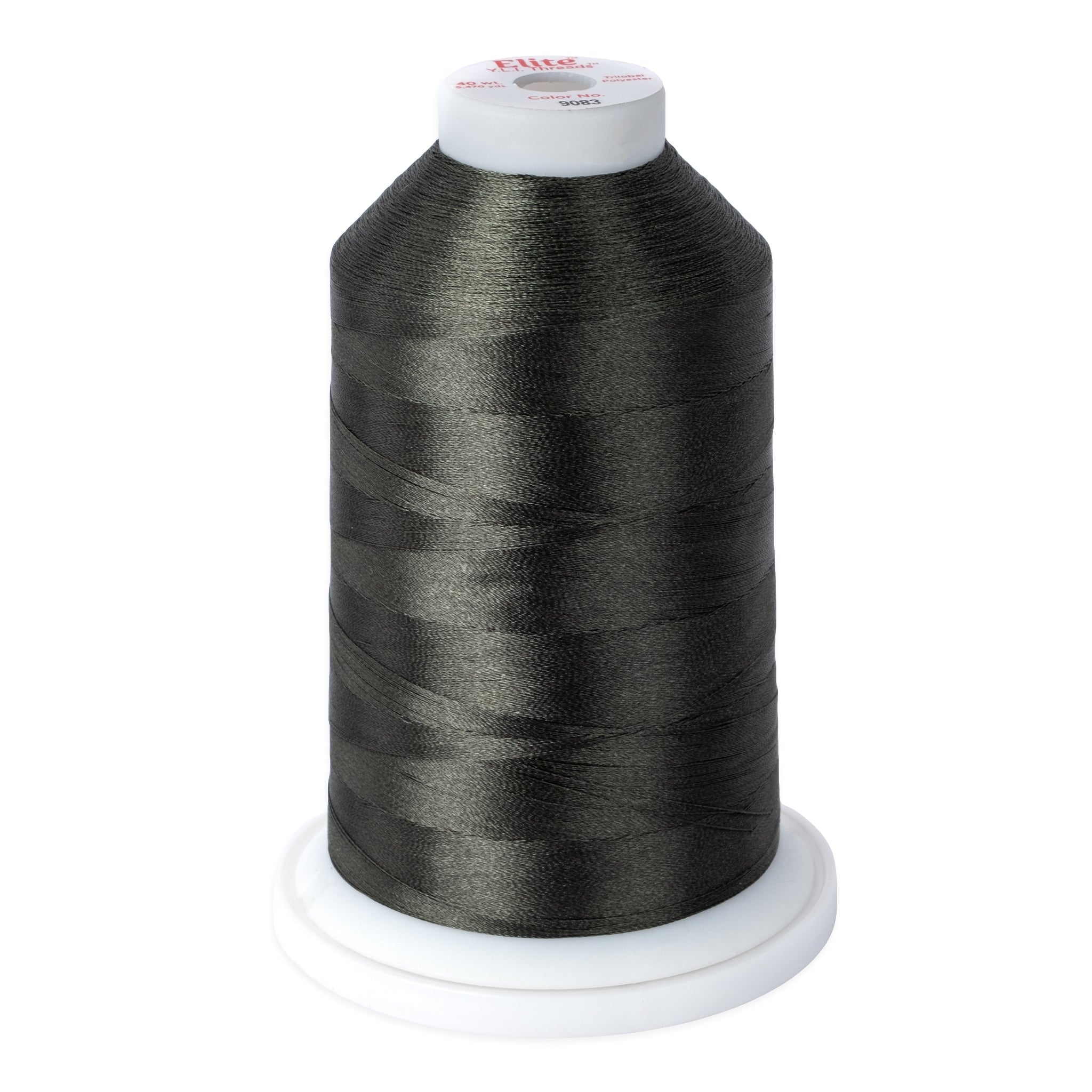 elite 40 wt. trilobal polyester embroidery and quilting thread #9083 cone