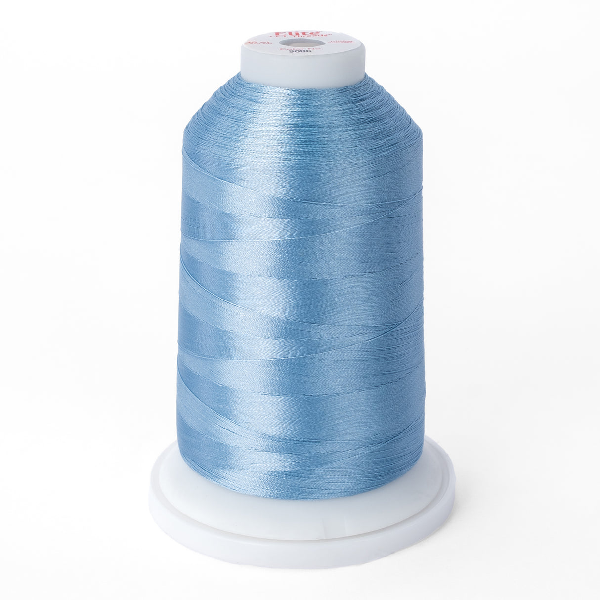 elite 40 wt. trilobal polyester embroidery and quilting thread #9086 cone