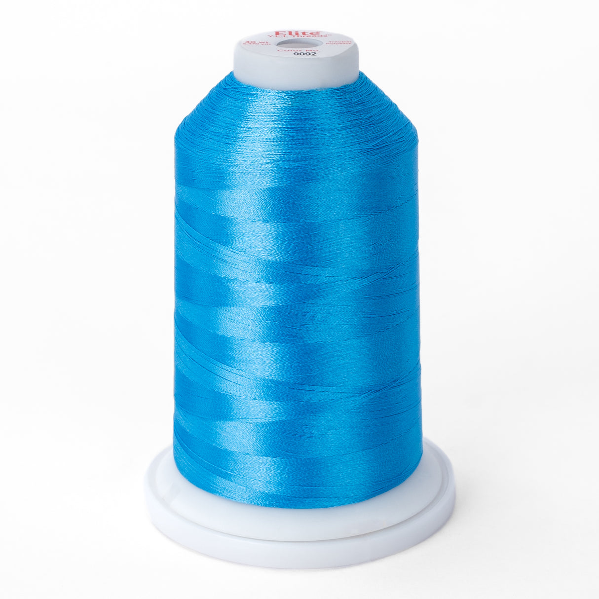 elite 40 wt. trilobal polyester embroidery and quilting thread #9092 cone