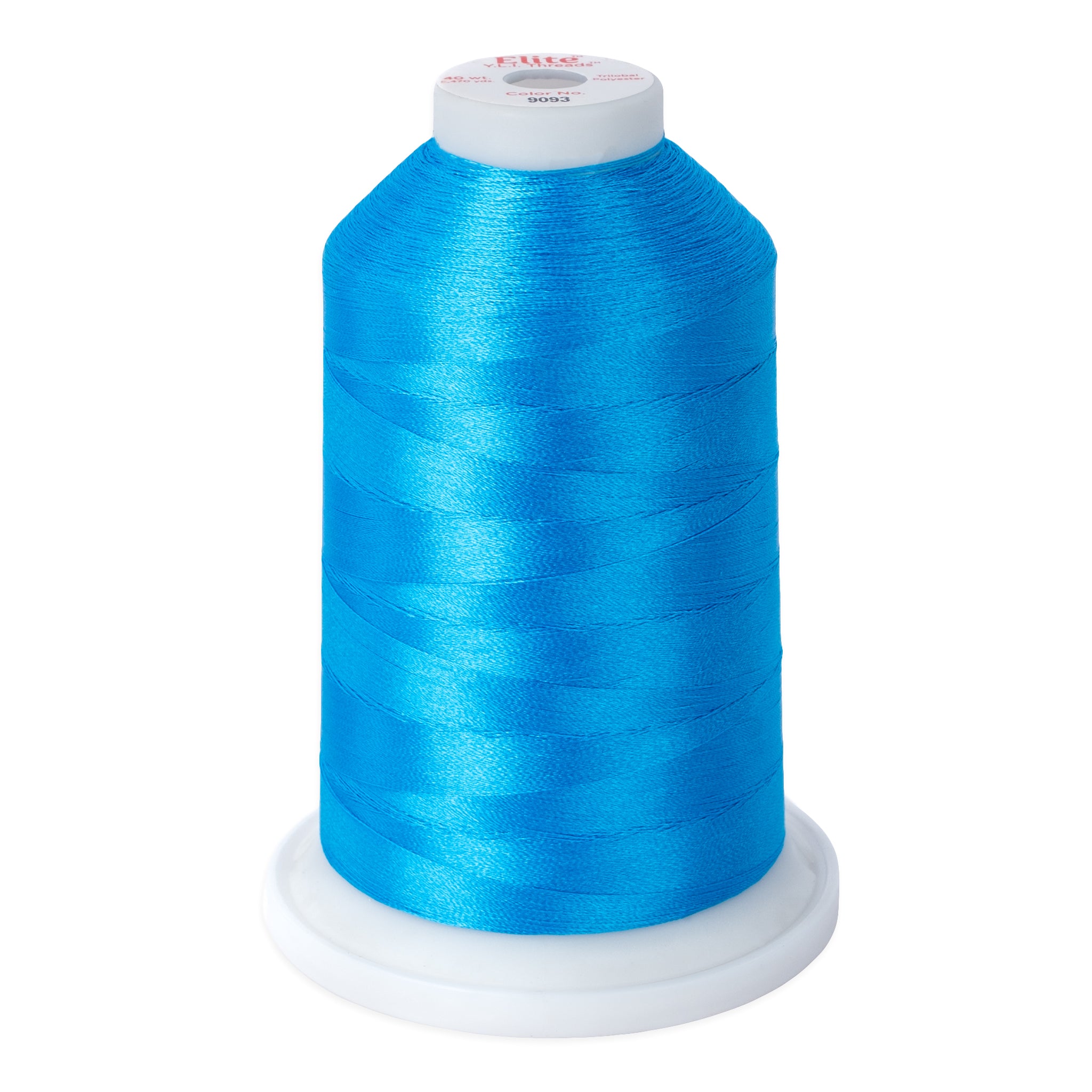 elite 40 wt. trilobal polyester embroidery and quilting thread #9093 cone
