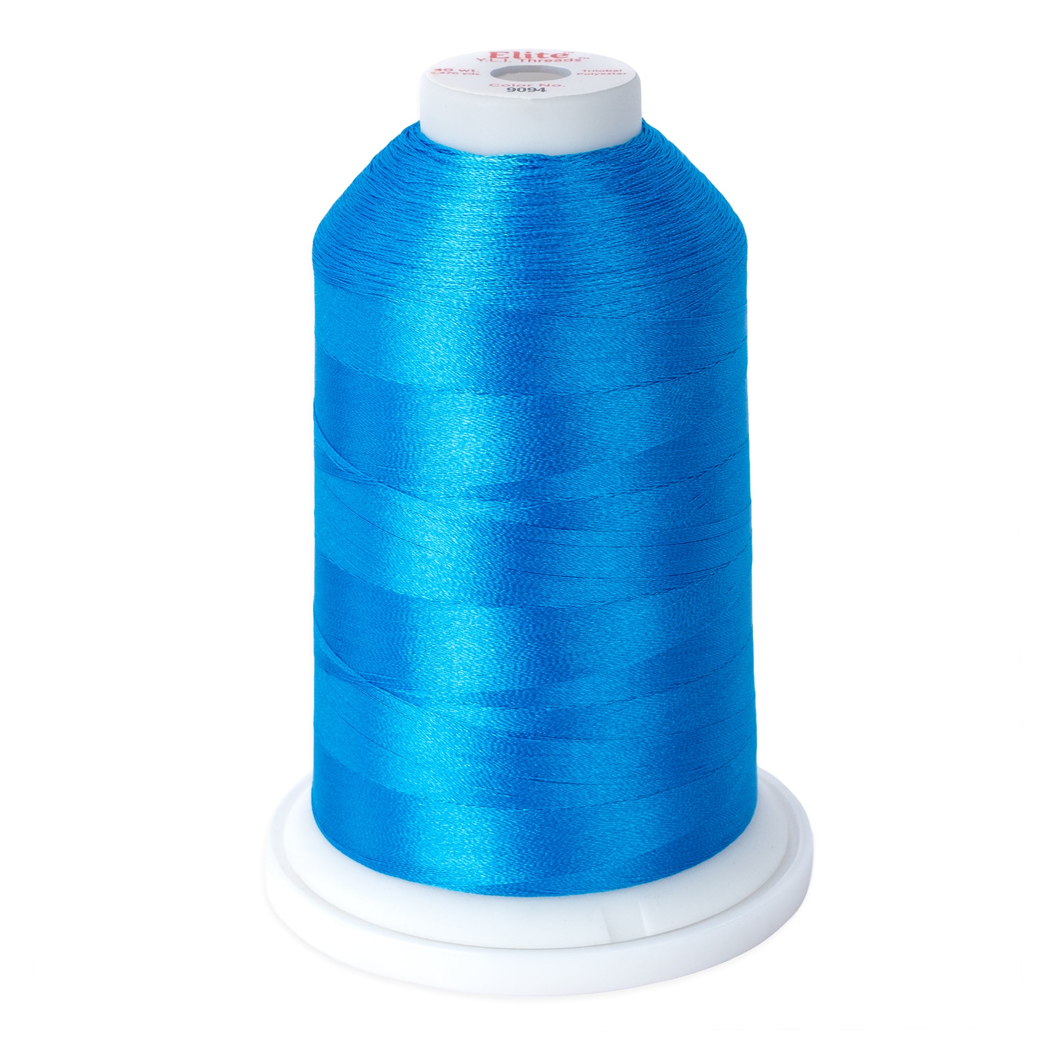 elite 40 wt. trilobal polyester embroidery and quilting thread #9094 cone