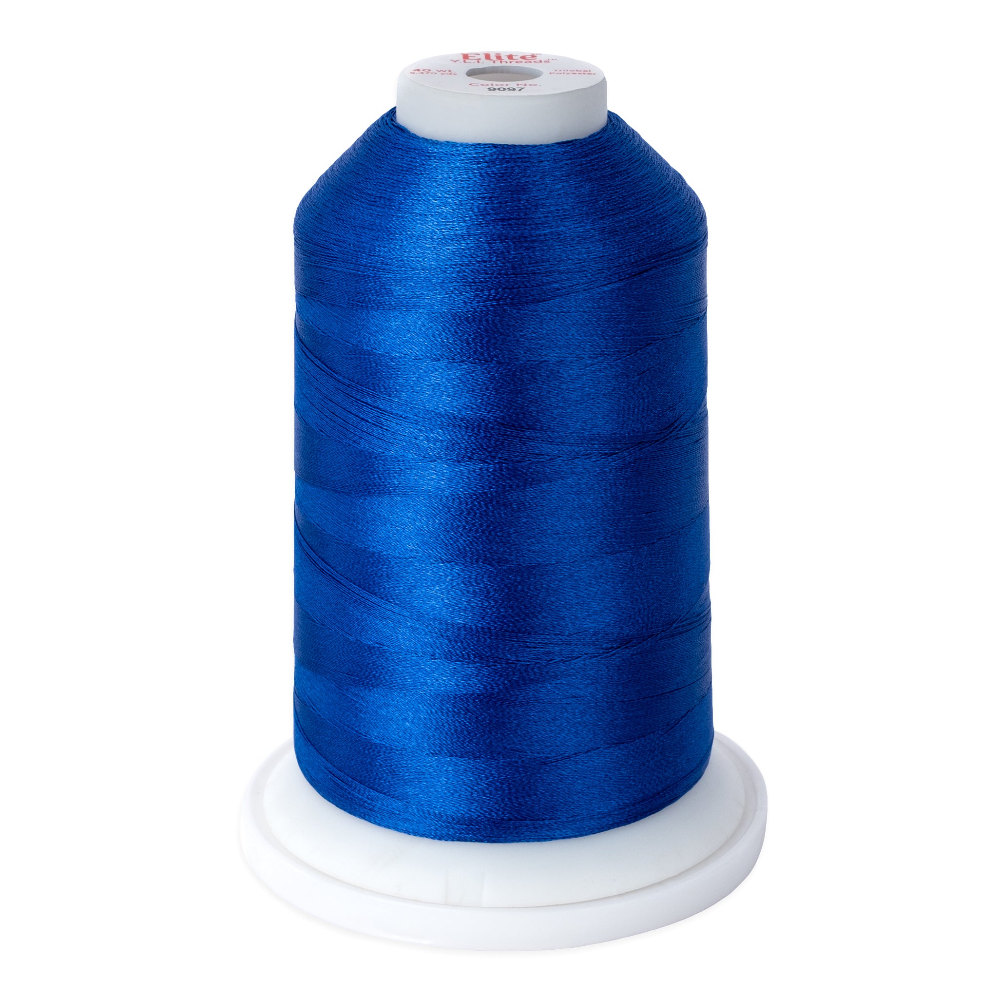 elite 40 wt. trilobal polyester embroidery and quilting thread #9097 cone