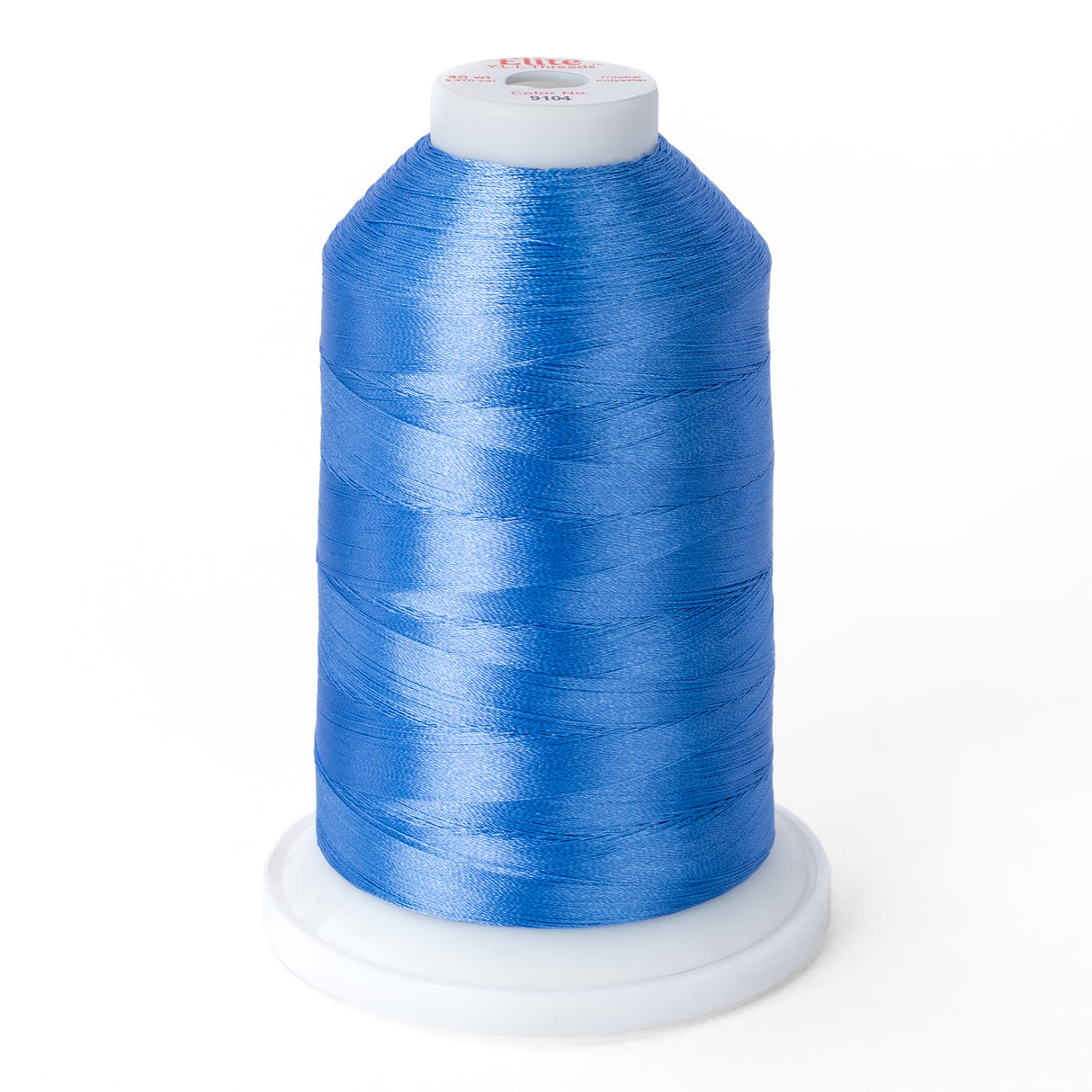 elite 40 wt. trilobal polyester embroidery and quilting thread #9104 cone
