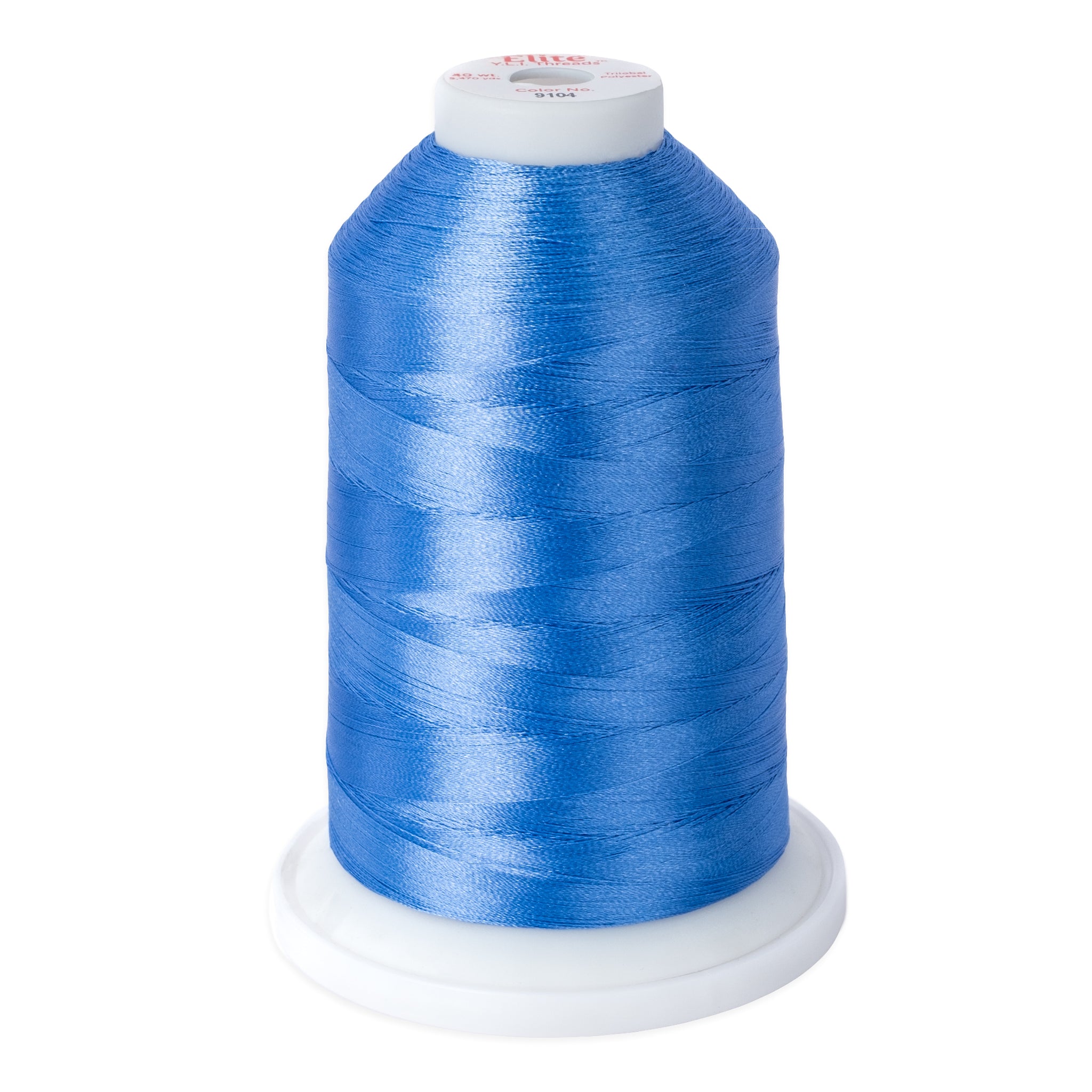 elite 40 wt. trilobal polyester embroidery and quilting thread #9104 cone