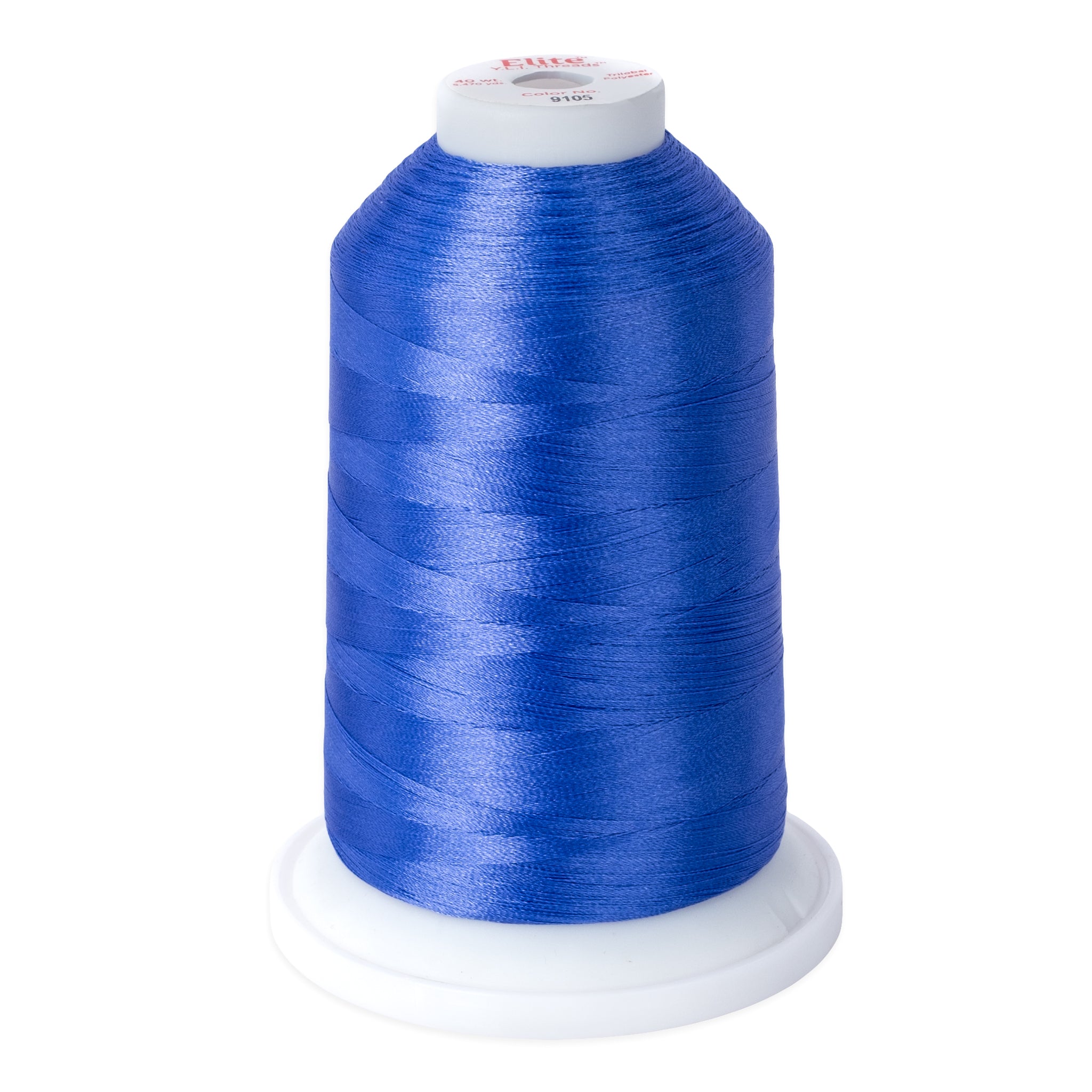 elite 40 wt. trilobal polyester embroidery and quilting thread #9105 cone