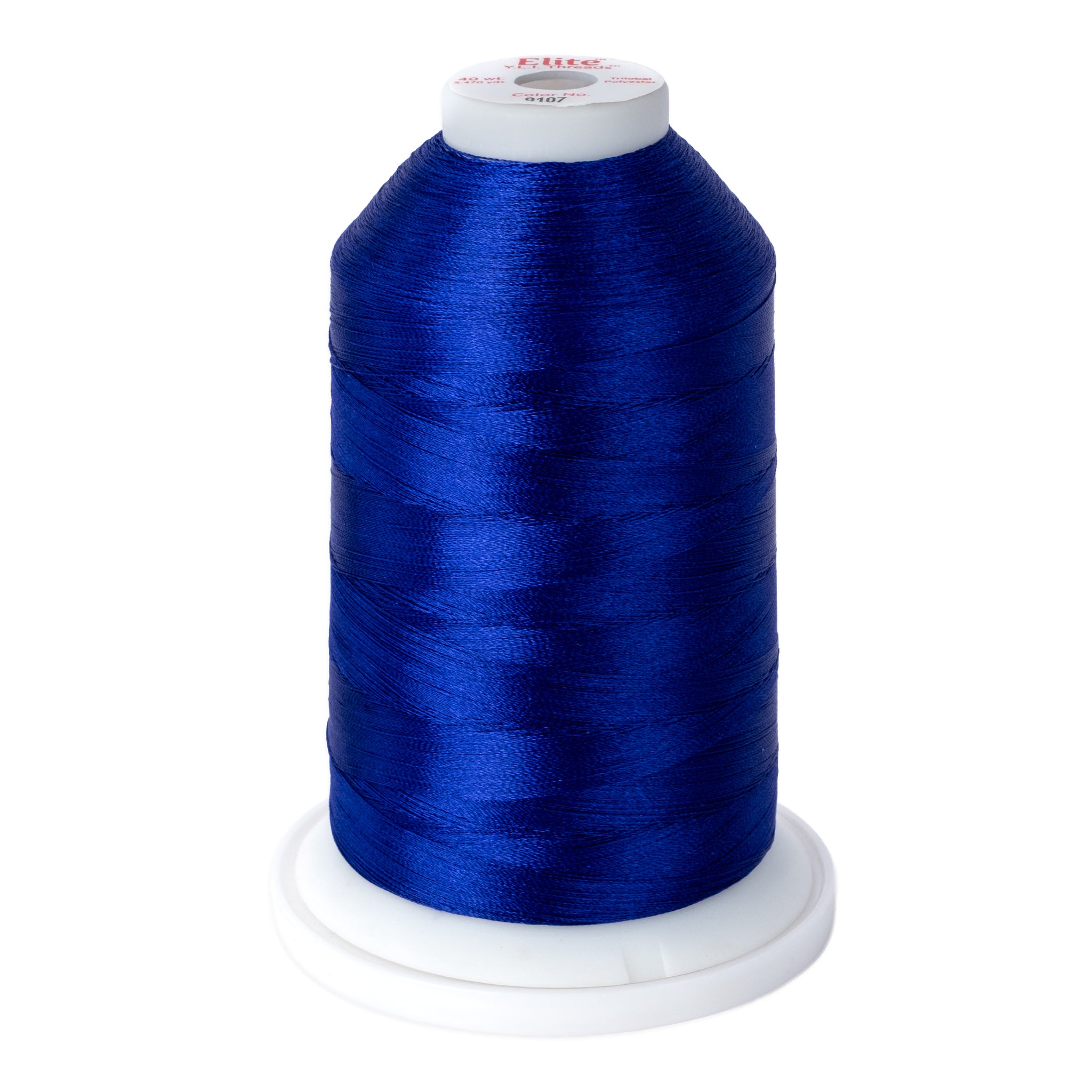elite 40 wt. trilobal polyester embroidery and quilting thread #9107 cone