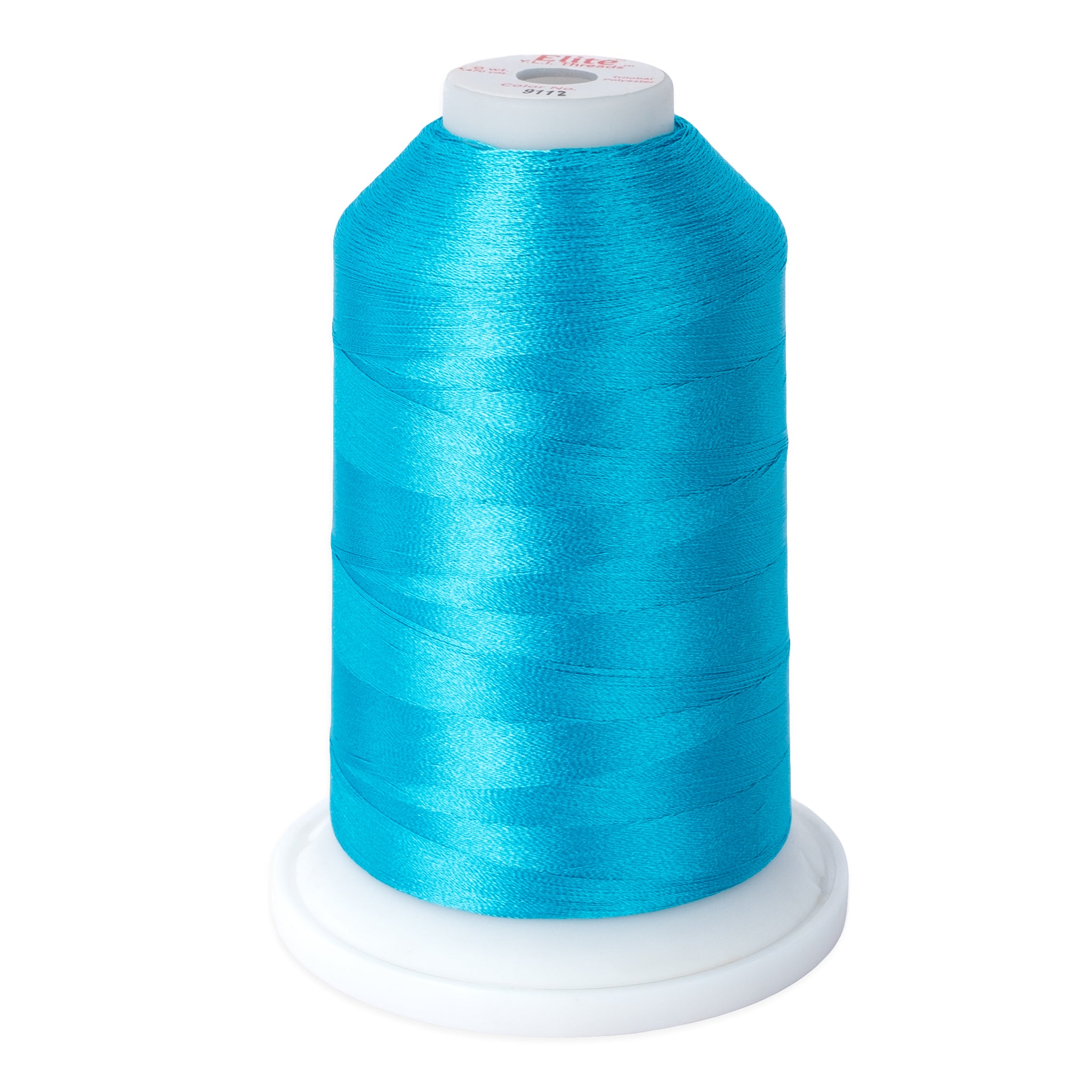 elite 40 wt. trilobal polyester embroidery and quilting thread #9112  cone