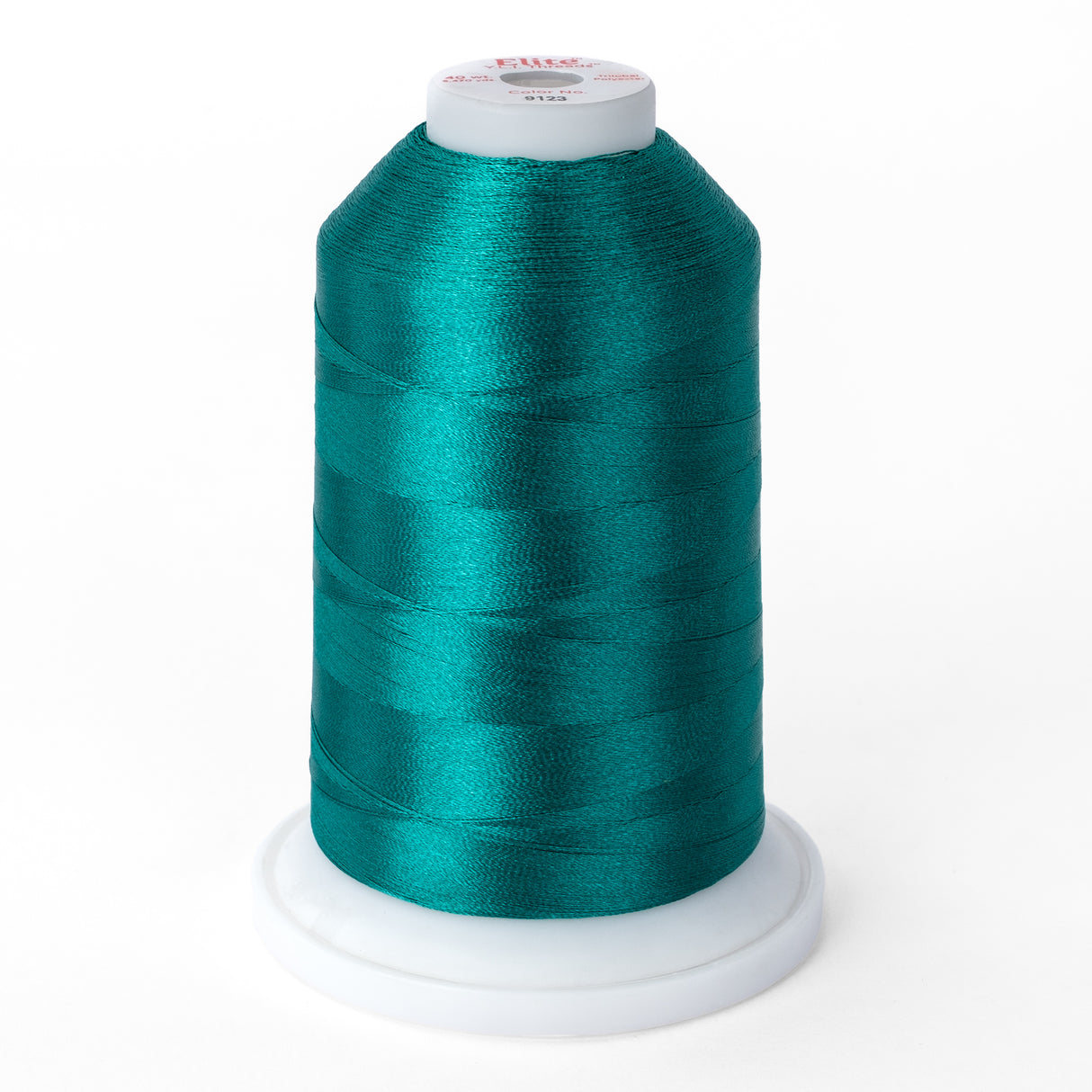 elite 40 wt. trilobal polyester embroidery and quilting thread #9123 cone
