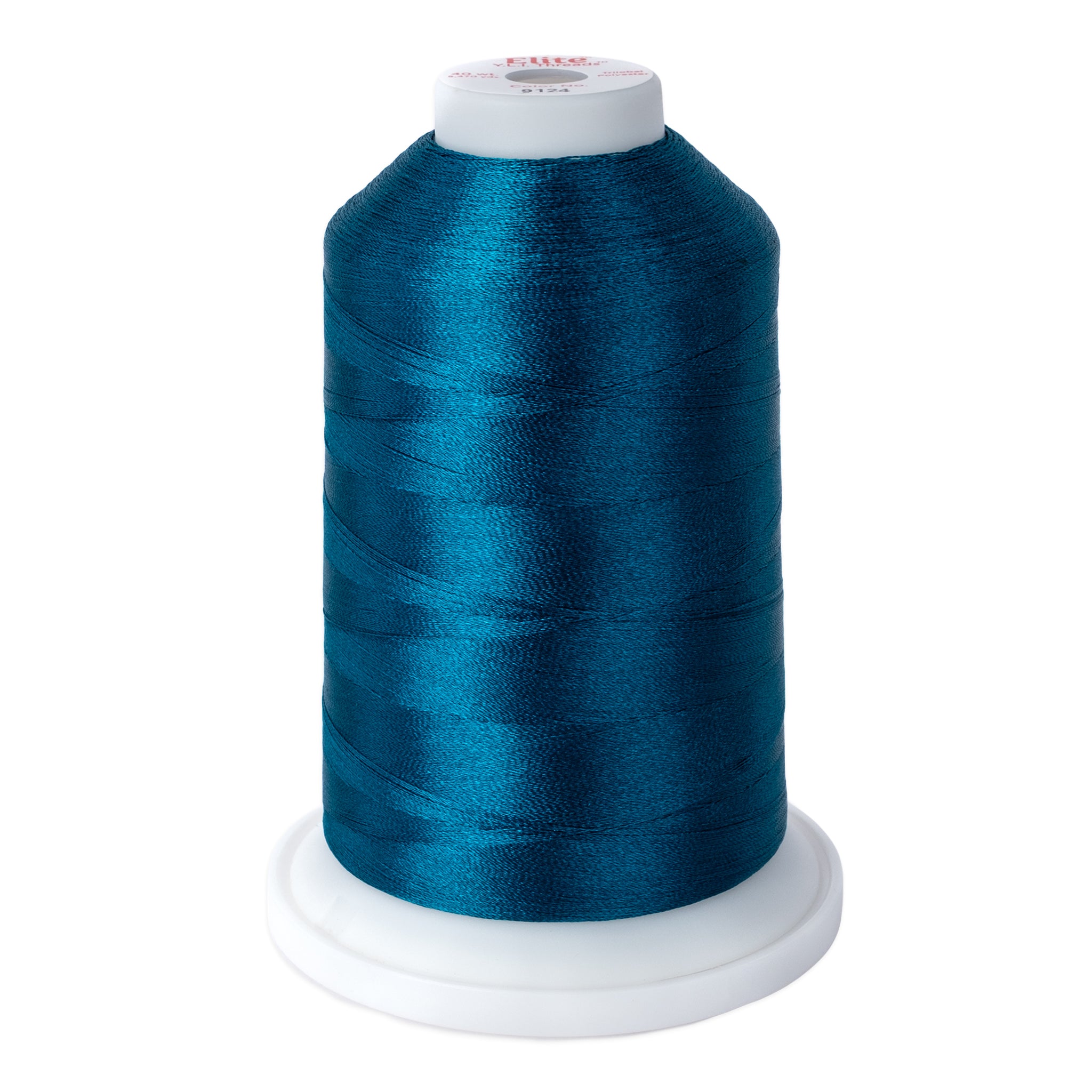 elite 40 wt. trilobal polyester embroidery and quilting thread #9124 cone