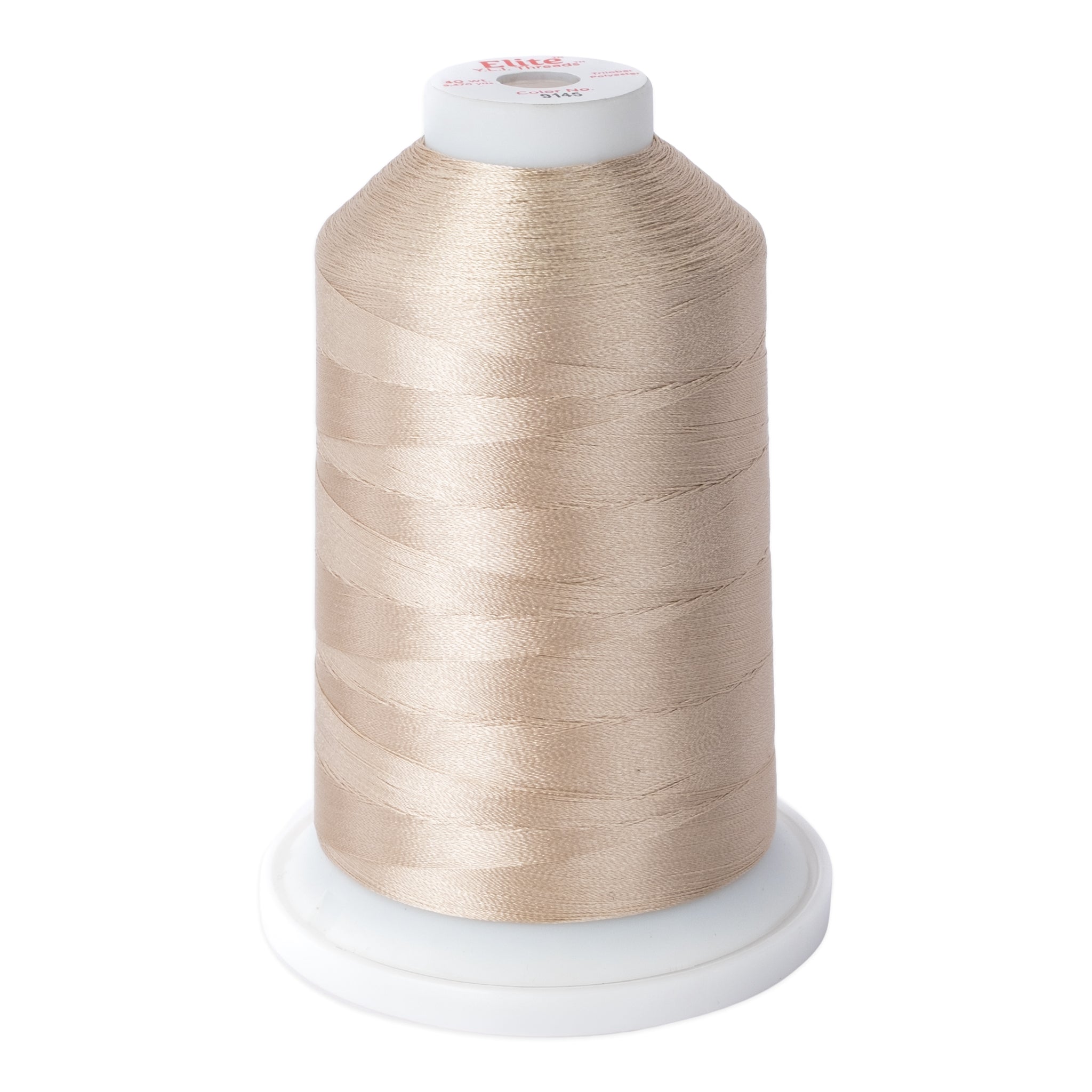 elite 40 wt. trilobal polyester embroidery and quilting thread #9145 cone